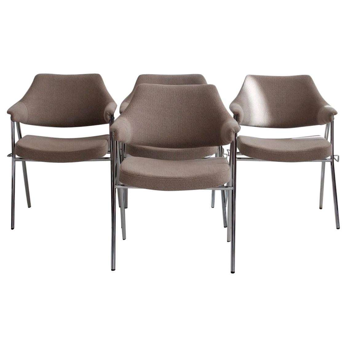 Set of Four S636 Chairs by Hanno von Gustedt for Thonet