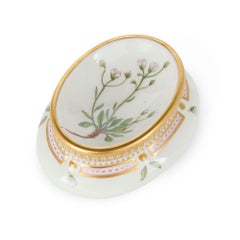 Ensemble de quatre salières Royal Copenhagen 'Flora Danica' Porcelaine