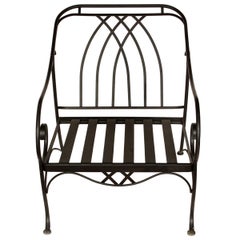 Vintage Set of Four Salterini Style Patio Lounge Chairs