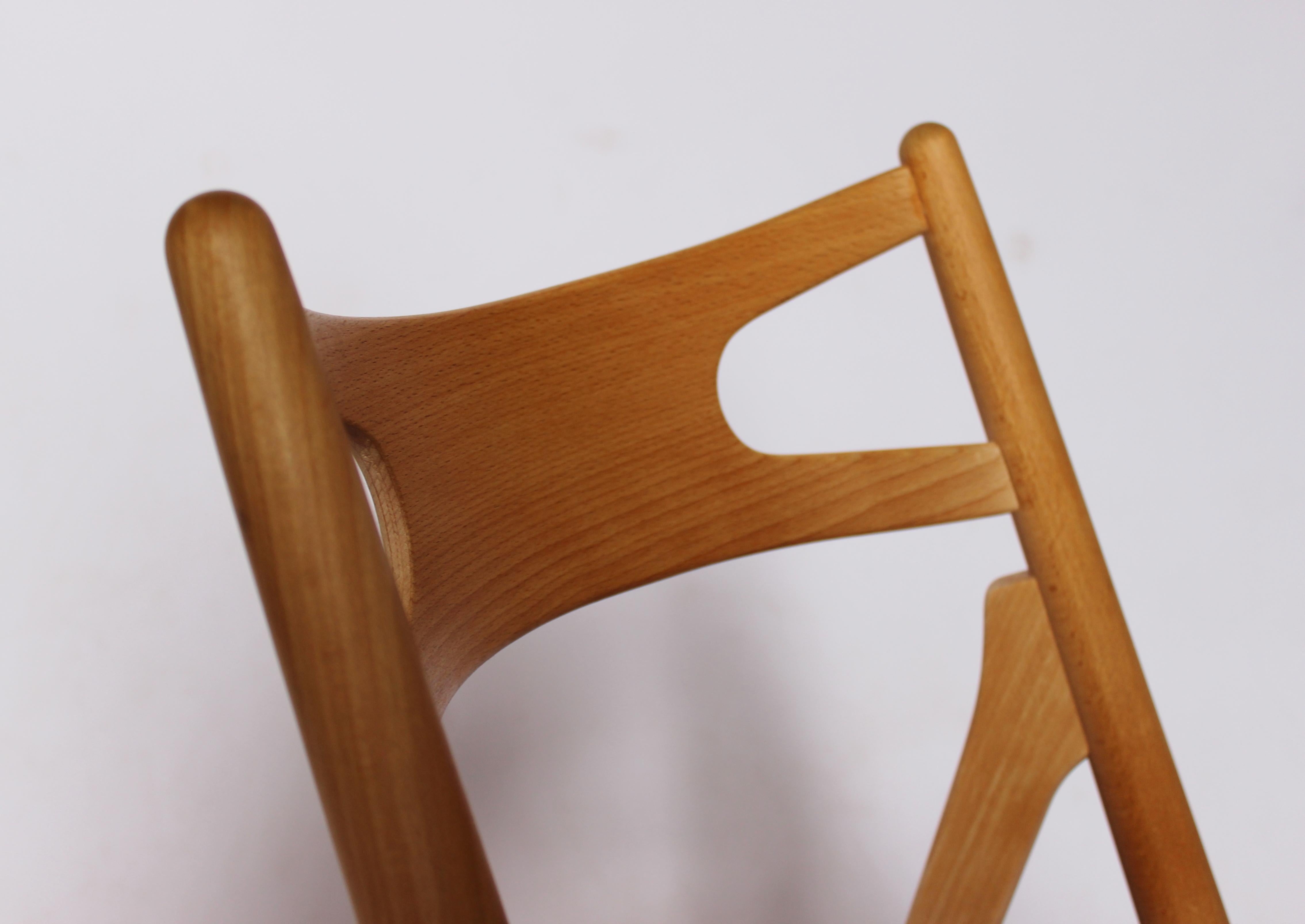 Set of Four Sawbuck Chairs, CH24 by Hans J. Wegner and Carl Hansen & Son, 1970s 1