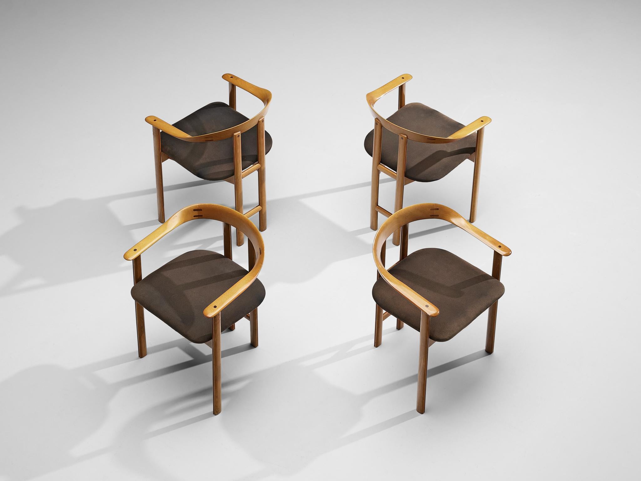 Set of Four Scandinavian Armchairs in Ash 3