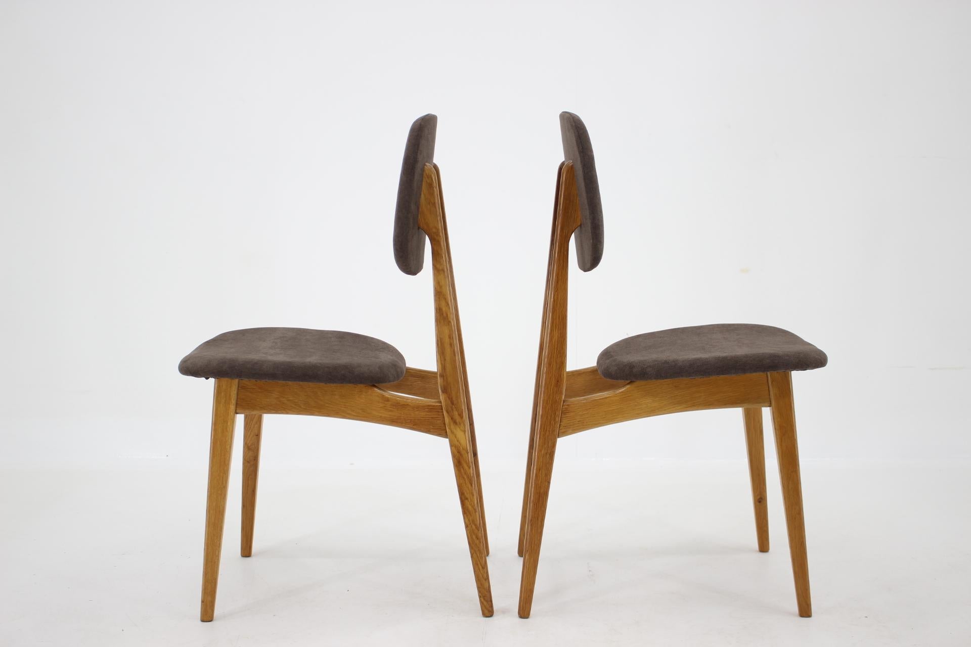 Set of Four Scandinavian Dining Chairs, 1960s In Good Condition In Praha, CZ