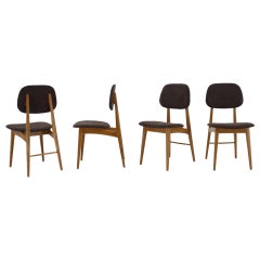 Set of Four Scandinavian Dining Chairs, 1960s