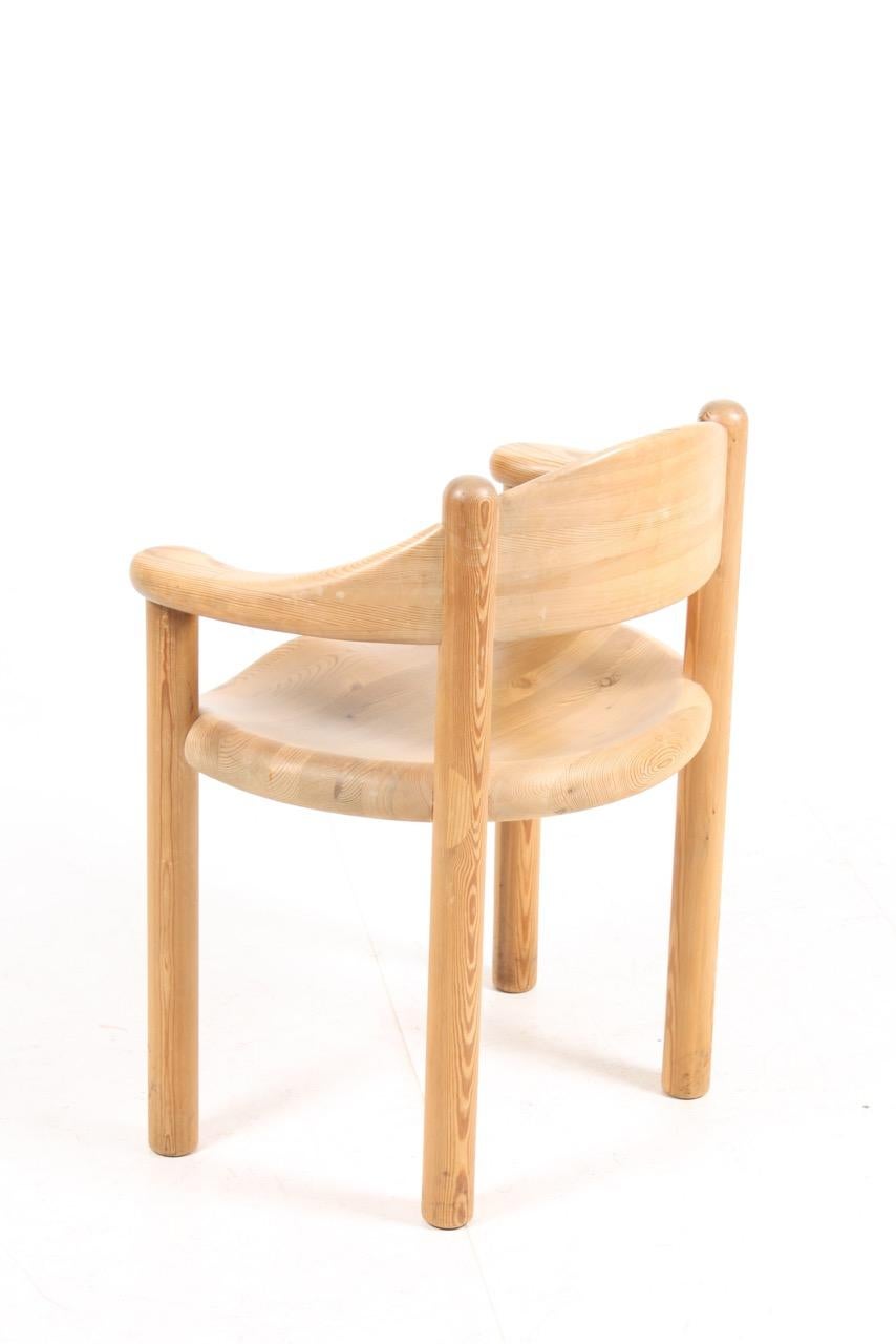 Set of Four Scandinavian Dining Chairs in Pine by Rainer Daumiller In Good Condition In Lejre, DK