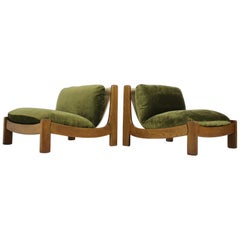 Set of Four Scandinavian Lounge Chairs, 1968