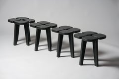 Set of Four Scandinavian Modern Stools Model Apila by Rauni Peippo, 1950s/1960s