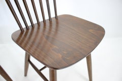 Set of Four Scandinavian Style Dinning Chairs, 1960s