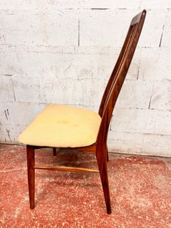 Set of four Scandinavian teak chair