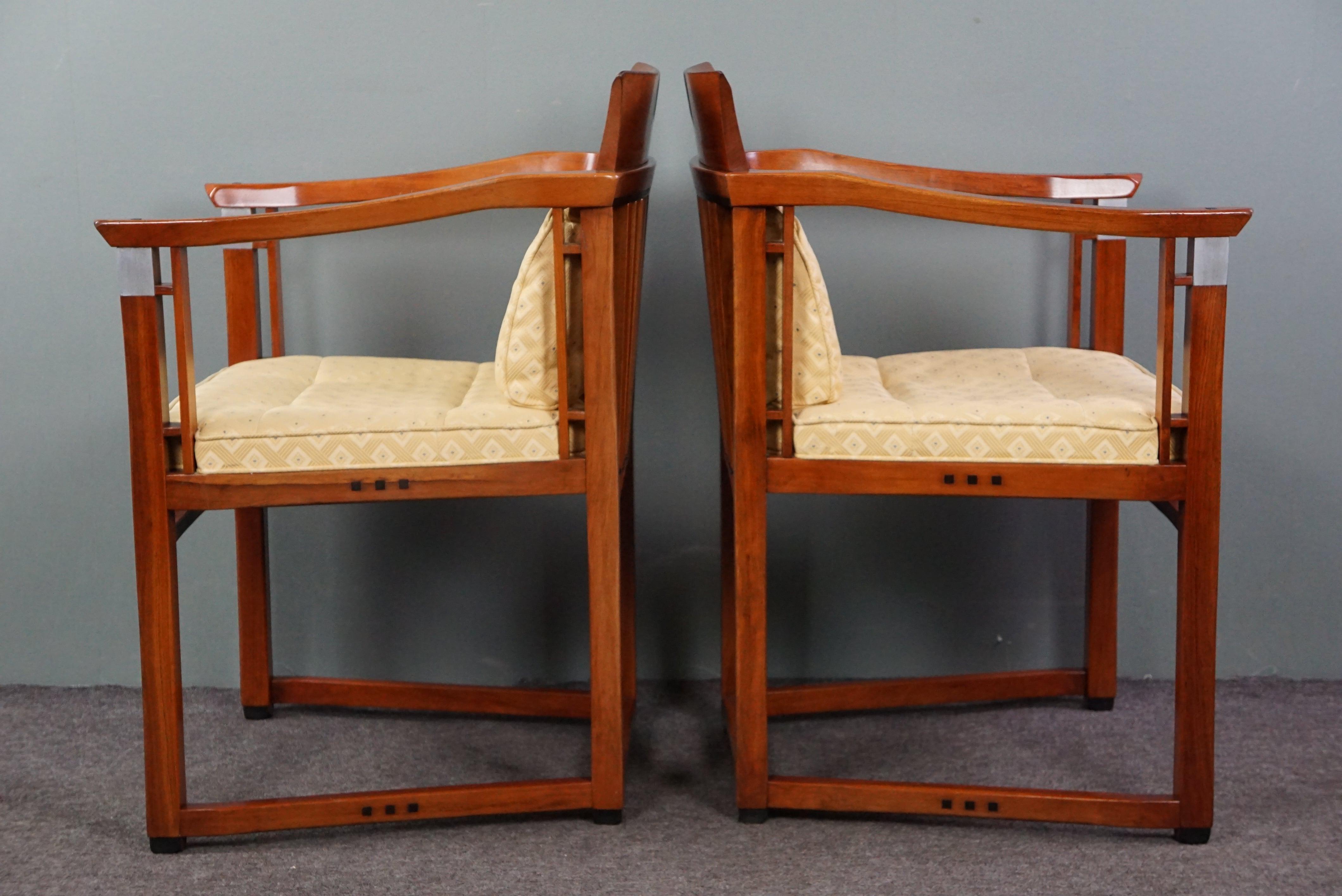 Late 20th Century Set of four Schuitema Art Deco dining chairs Decoforma For Sale