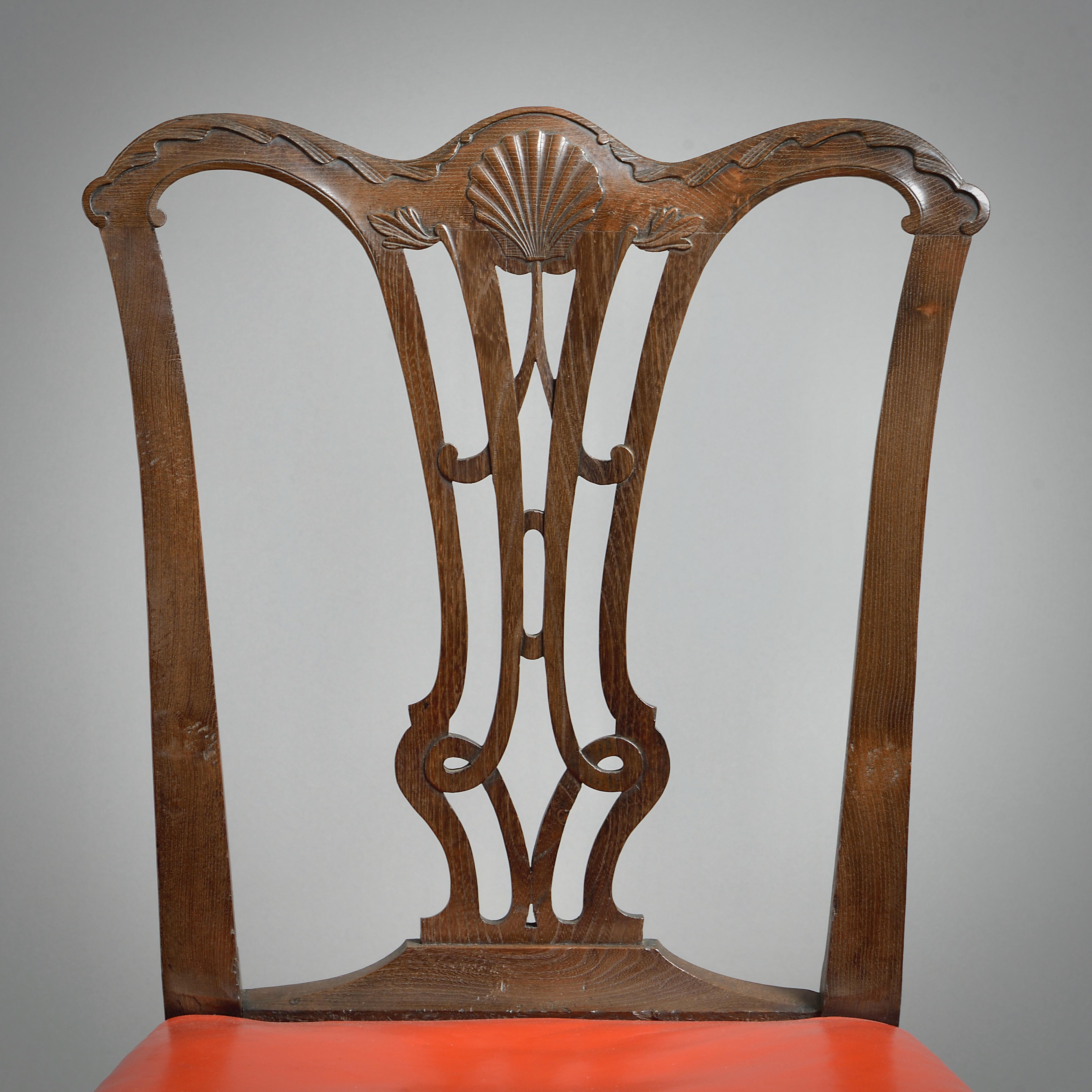 Legno Set Of Four Scottish George III Laburnum Chairs in vendita