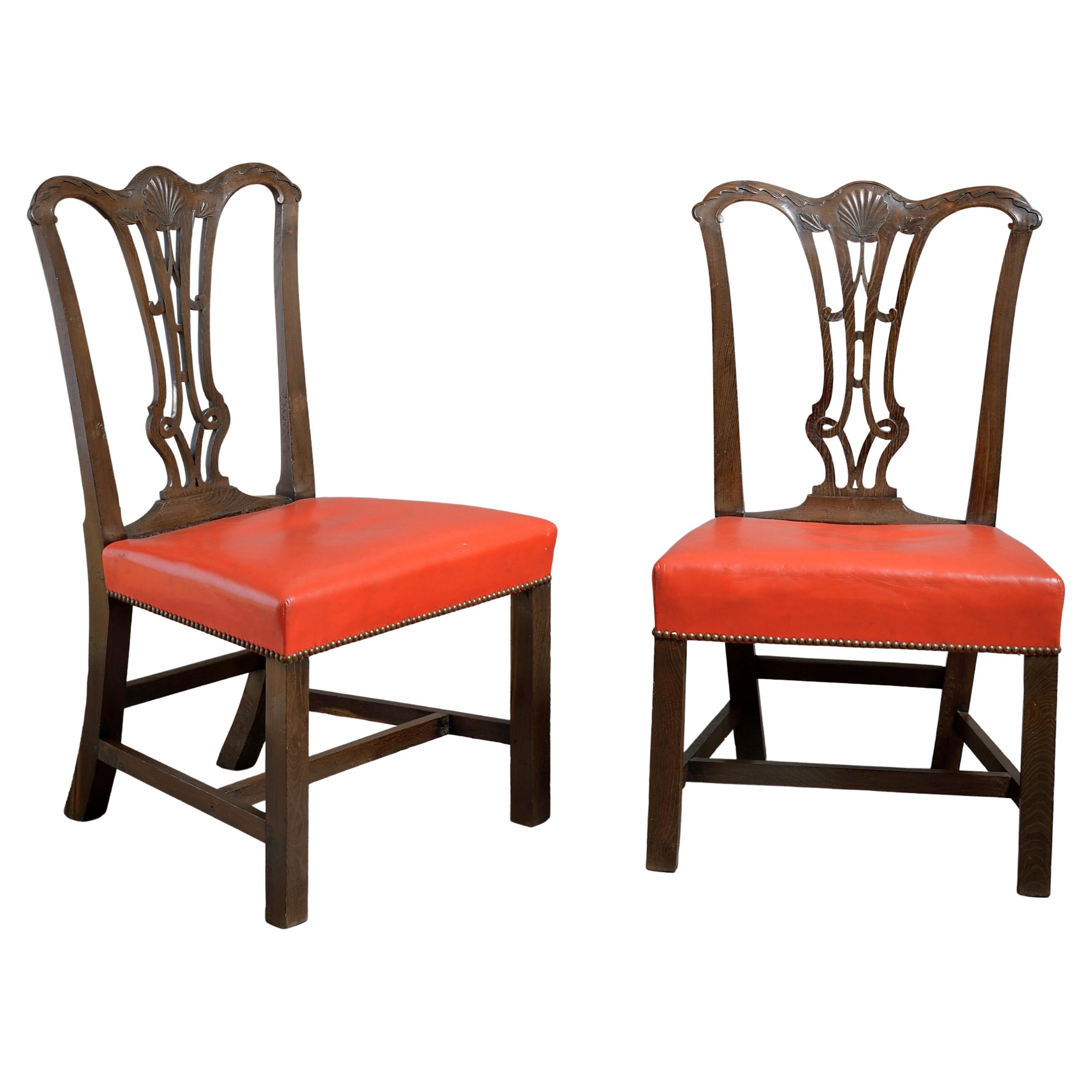 Set Of Four Scottish George III Laburnum Chairs in vendita