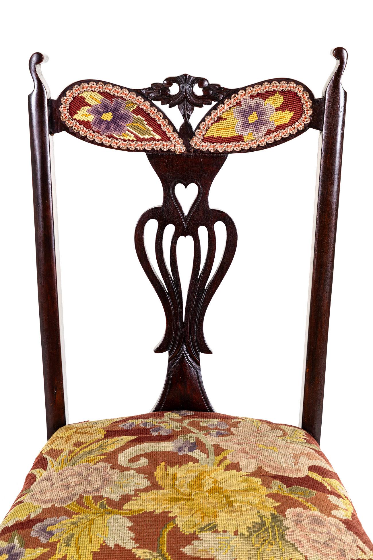 Set of Four Scottish Mahogany Dining Chairs in vendita 3