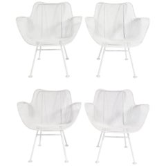 Vintage Set of Four Sculptura Chairs by John Woodard