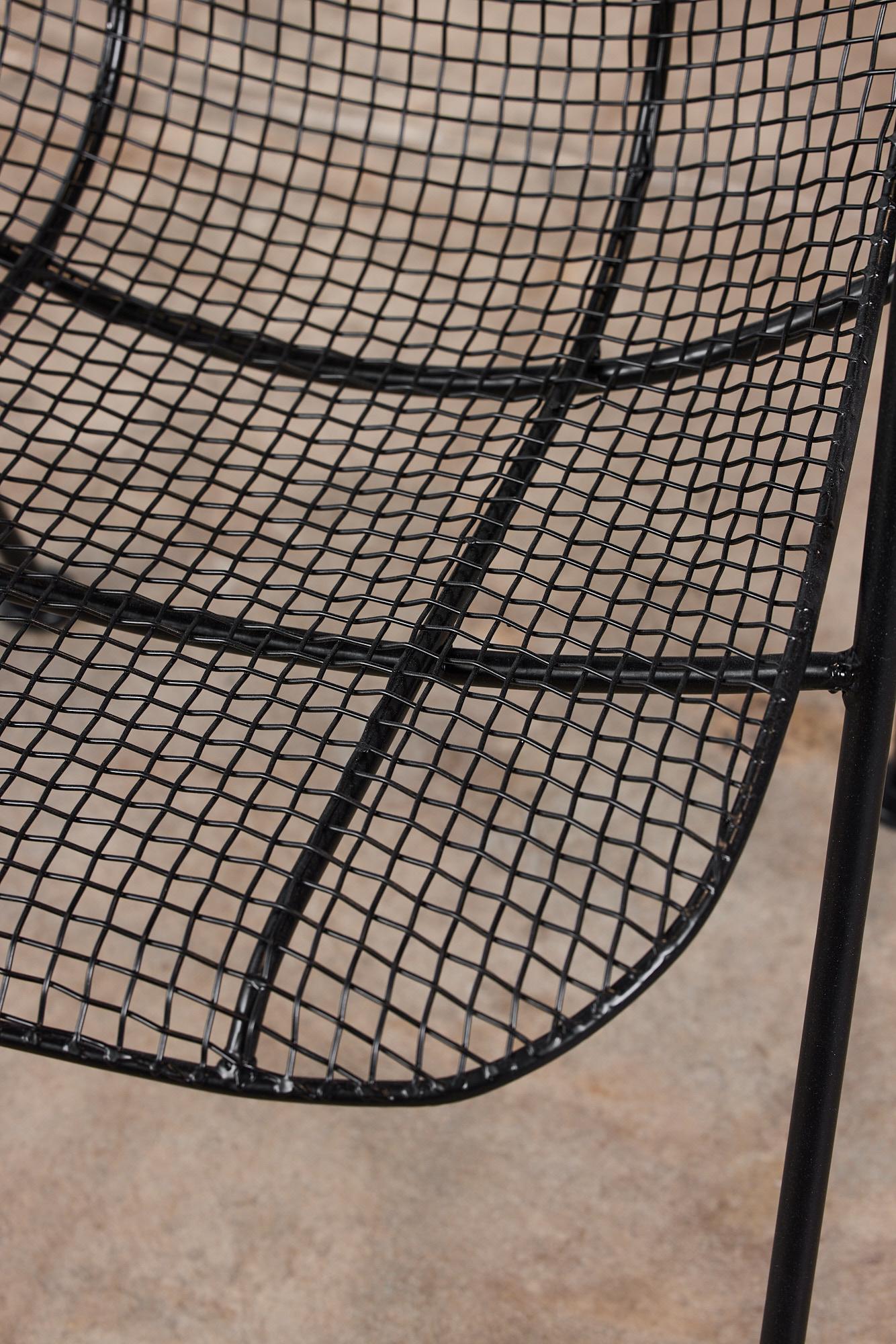 Ensemble de quatre fauteuils de salle à manger de patio « Sculptura » de Lee Woodard en vente 5