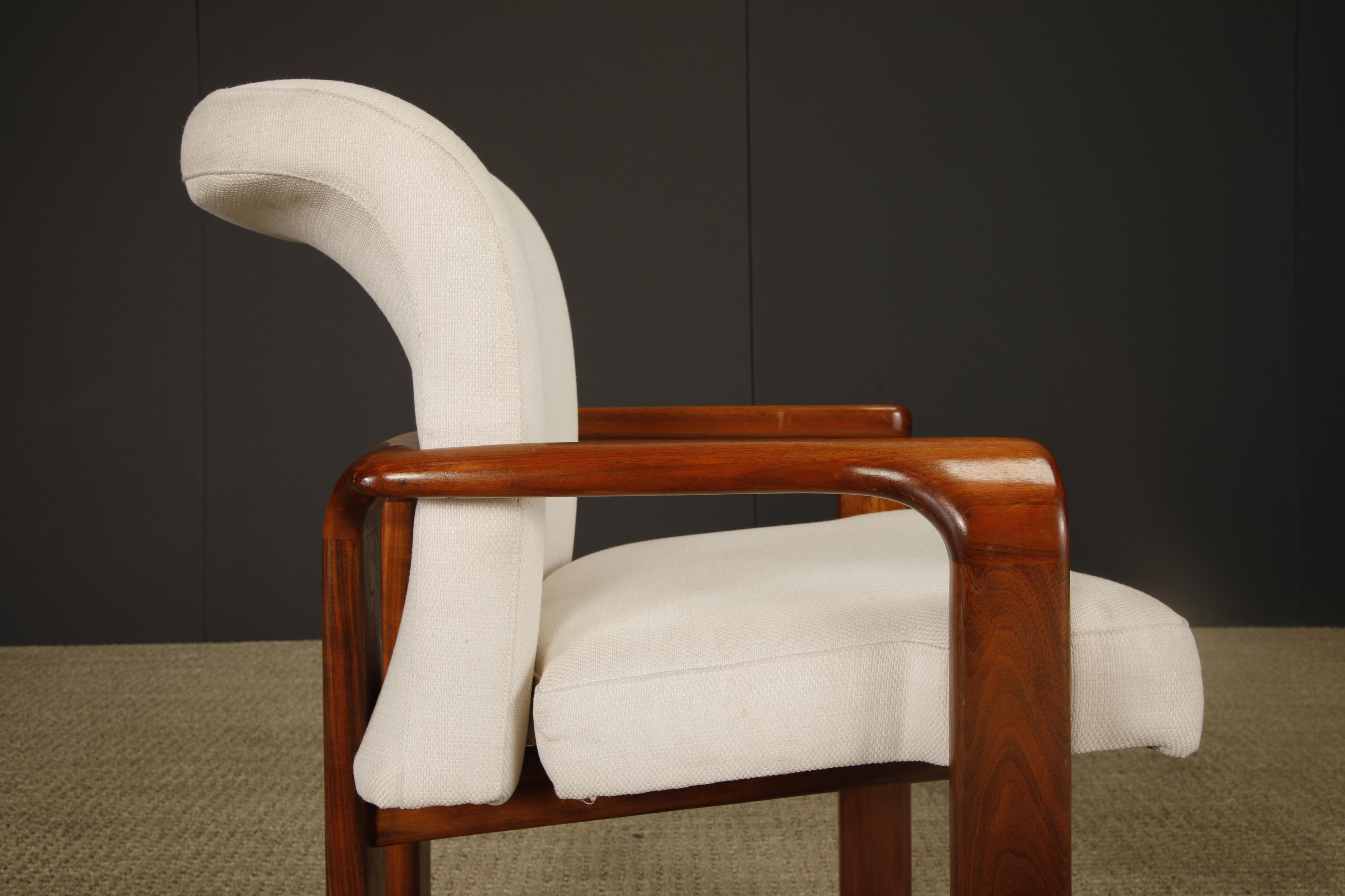 Satz von vier skulpturalen Sesseln im Stil von Afra & Tobia Scarpa, 1970er Jahre im Angebot 8
