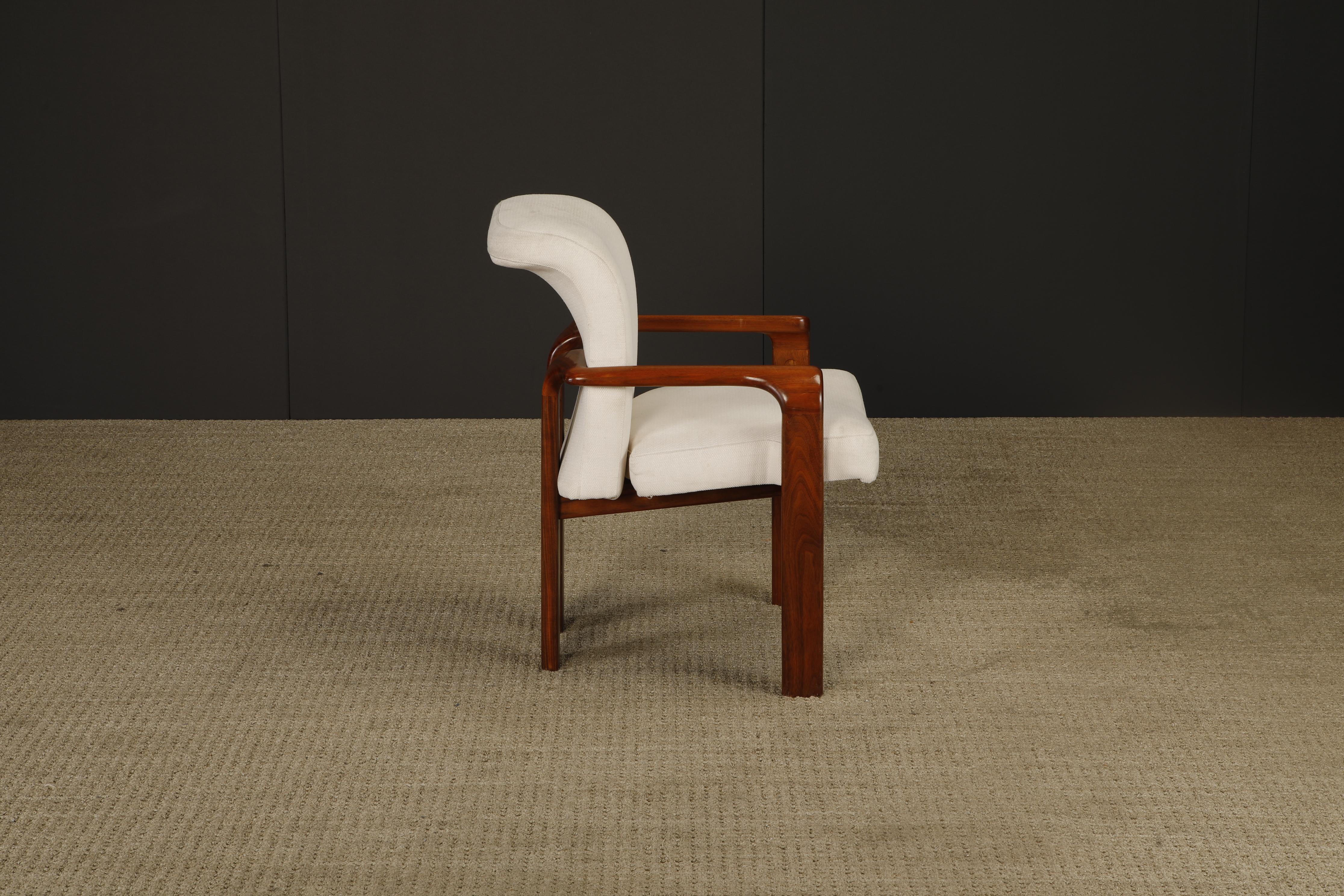 Satz von vier skulpturalen Sesseln im Stil von Afra & Tobia Scarpa, 1970er Jahre im Angebot 9