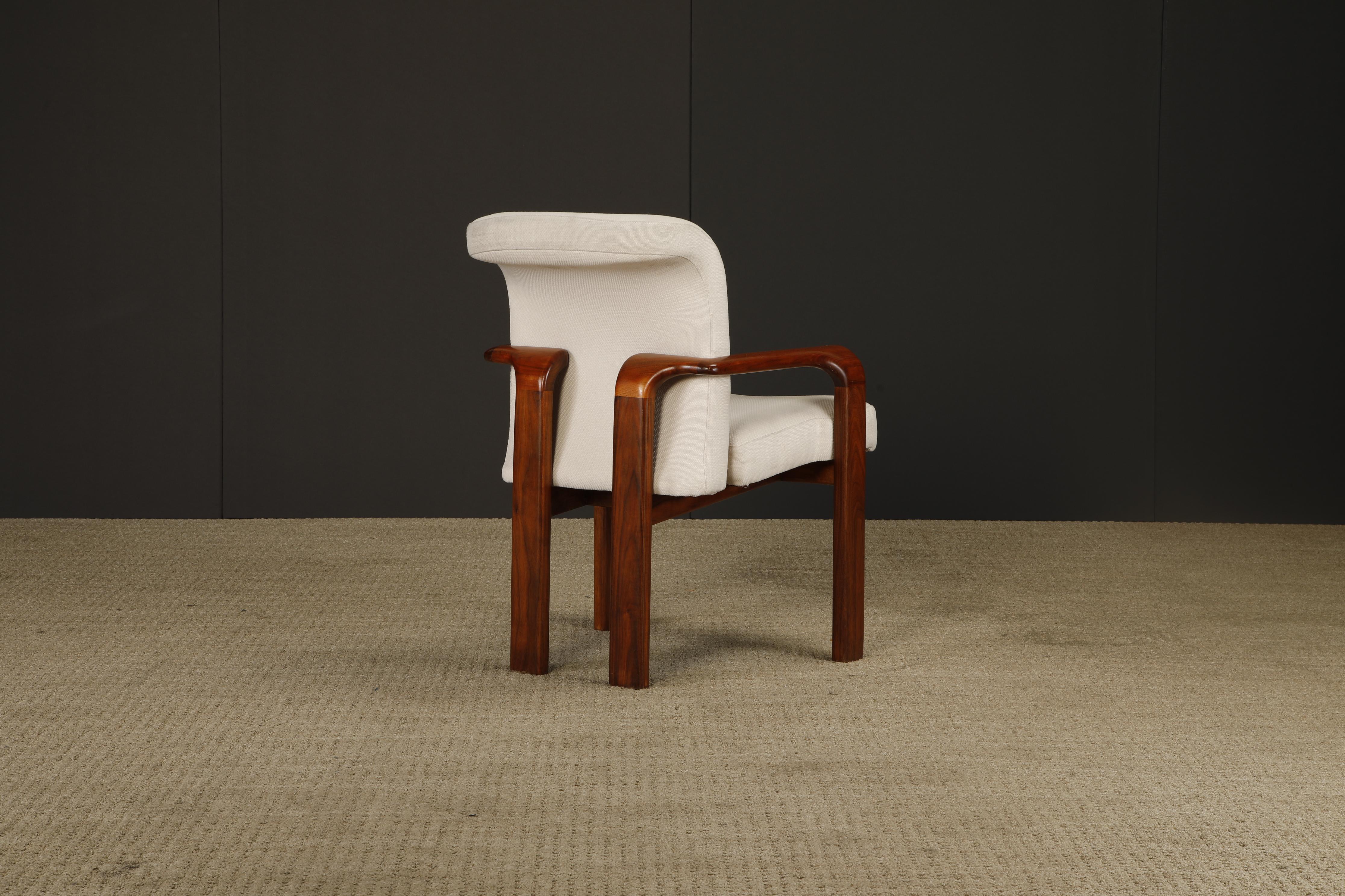 Satz von vier skulpturalen Sesseln im Stil von Afra & Tobia Scarpa, 1970er Jahre im Angebot 10