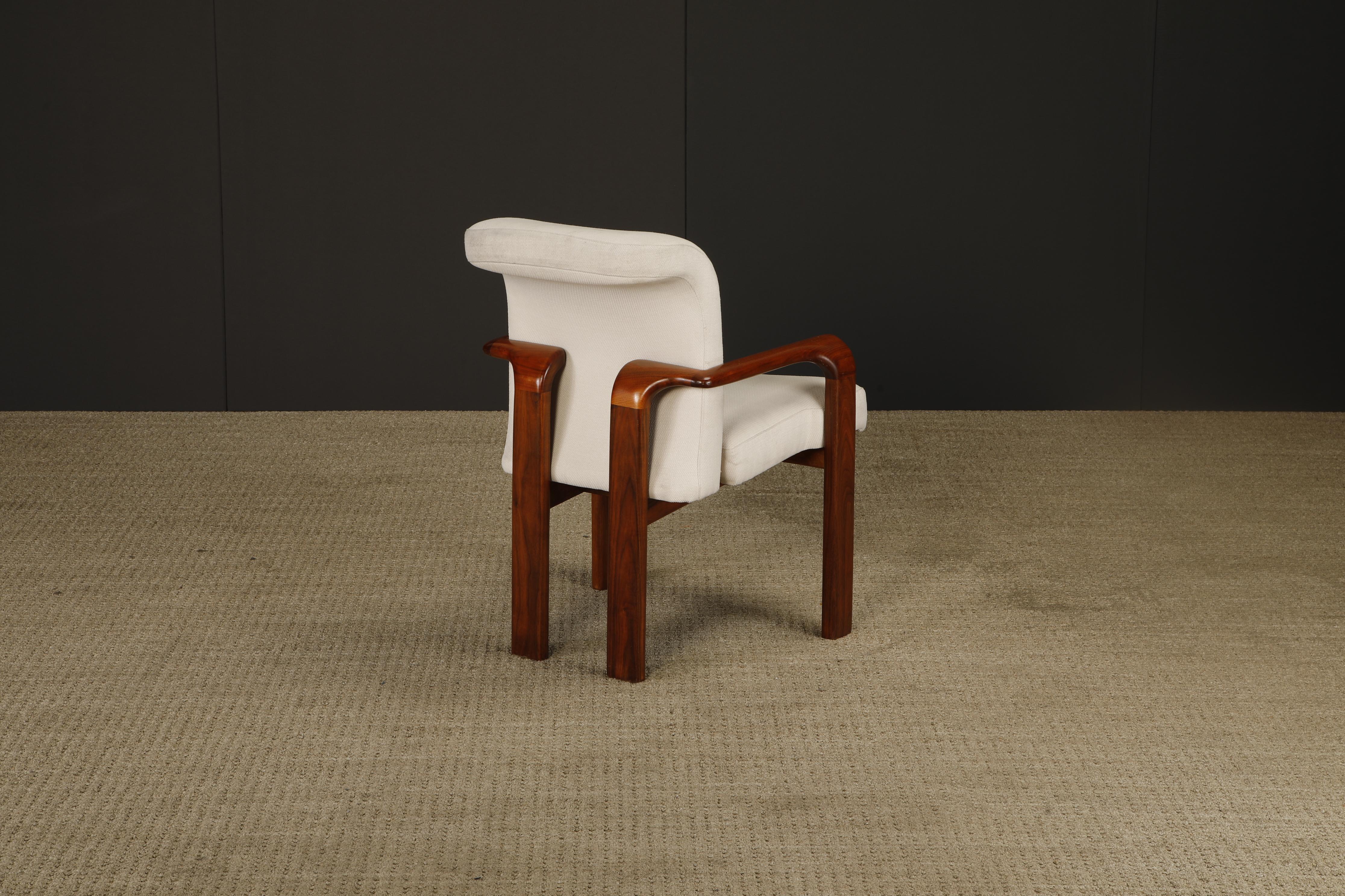 Satz von vier skulpturalen Sesseln im Stil von Afra & Tobia Scarpa, 1970er Jahre im Angebot 11