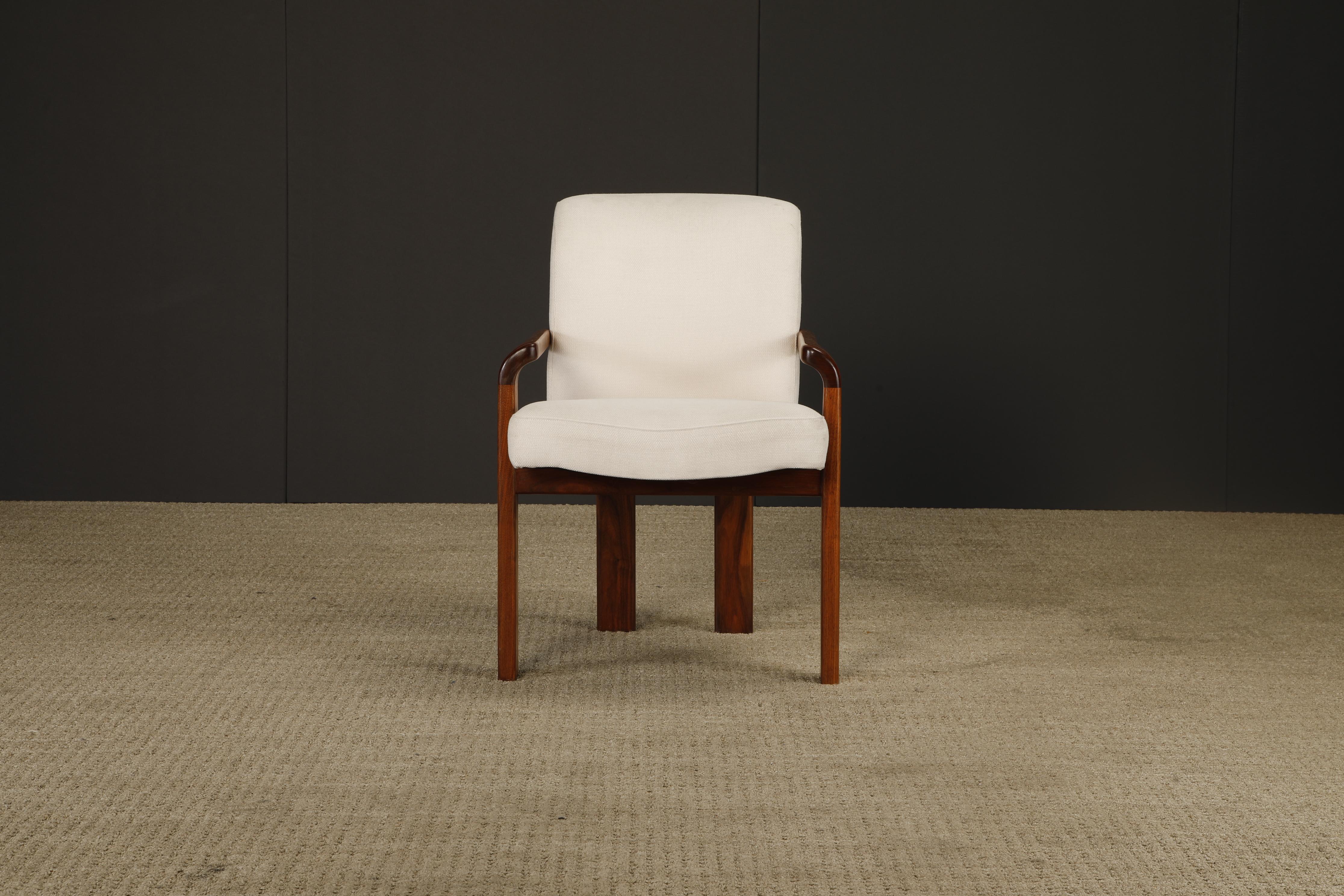 Satz von vier skulpturalen Sesseln im Stil von Afra & Tobia Scarpa, 1970er Jahre (Holz) im Angebot