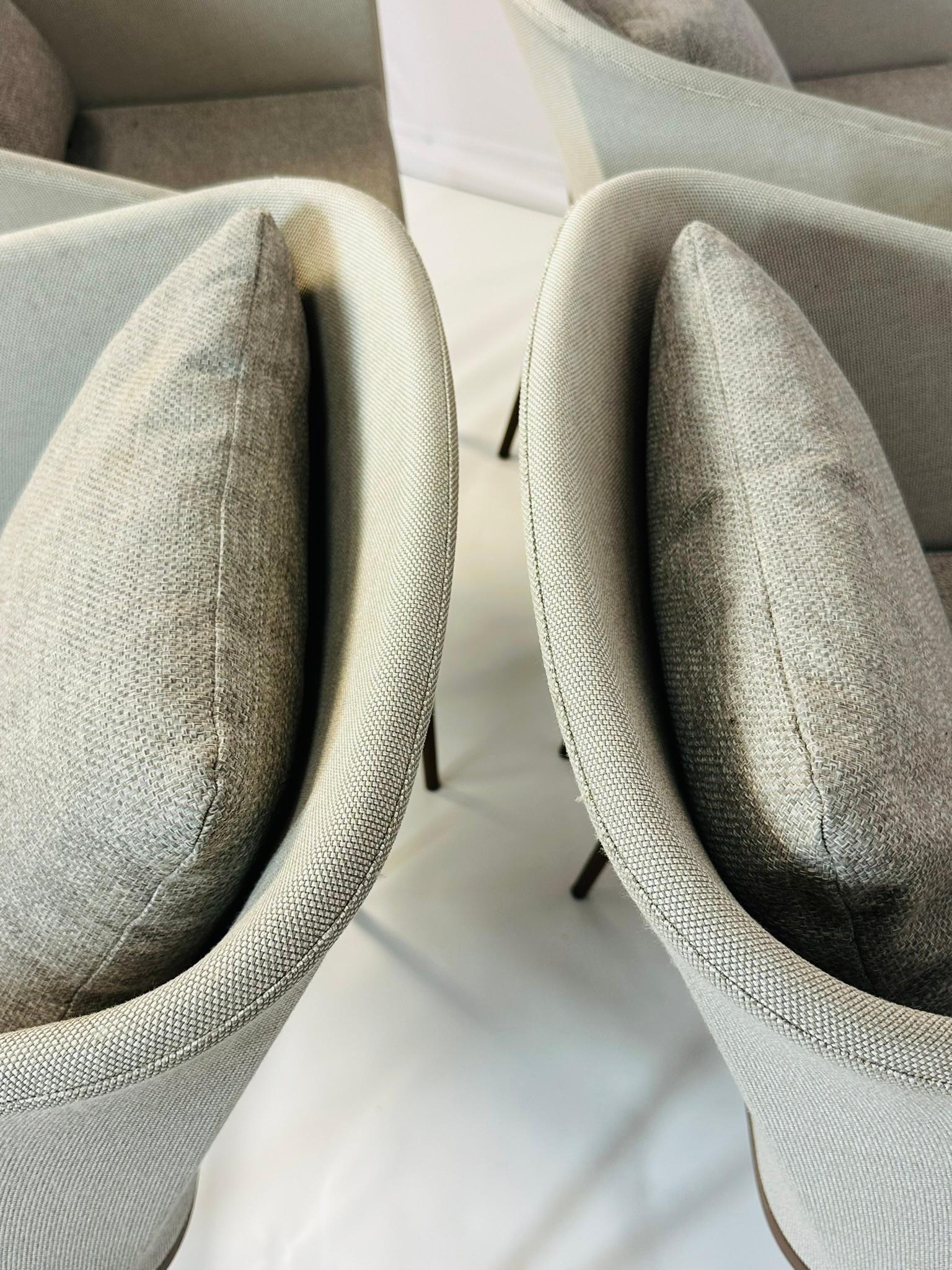 Ensemble de quatre fauteuils d'extérieur Senso par Studio Expormim, design espagnol moderne en vente 4