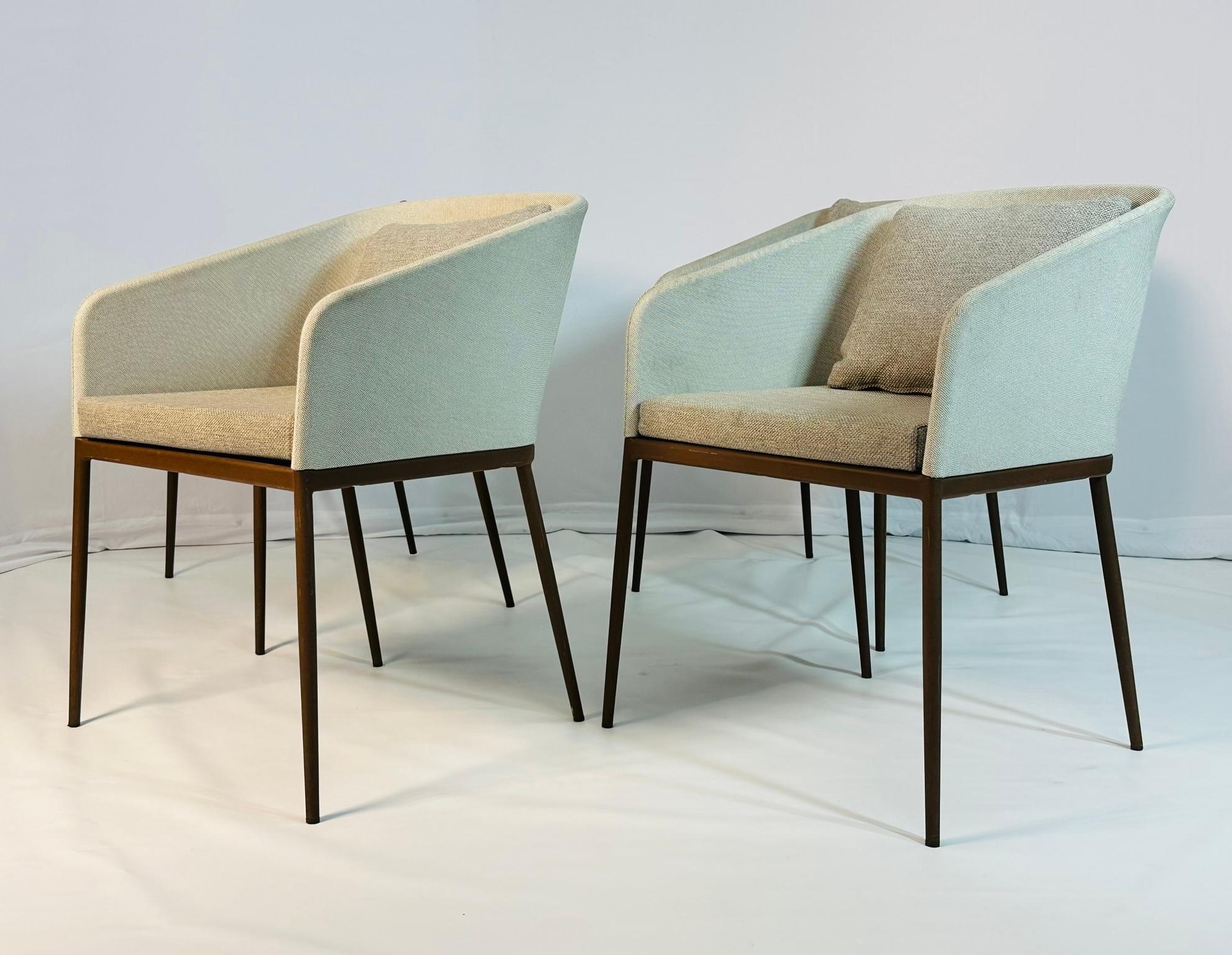 Moderne Ensemble de quatre fauteuils d'extérieur Senso par Studio Expormim, design espagnol moderne en vente
