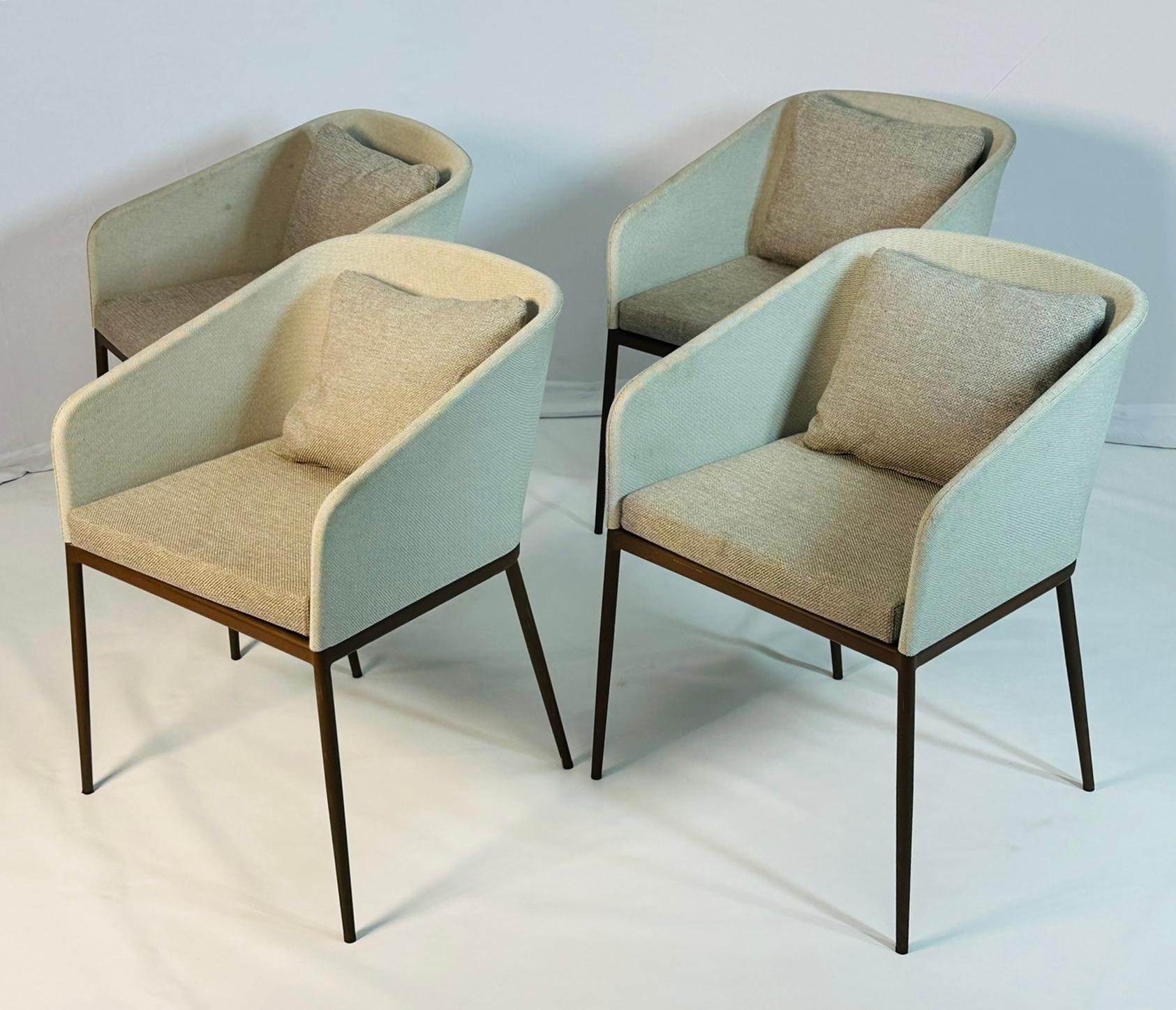 Espagnol Ensemble de quatre fauteuils d'extérieur Senso par Studio Expormim, design espagnol moderne en vente