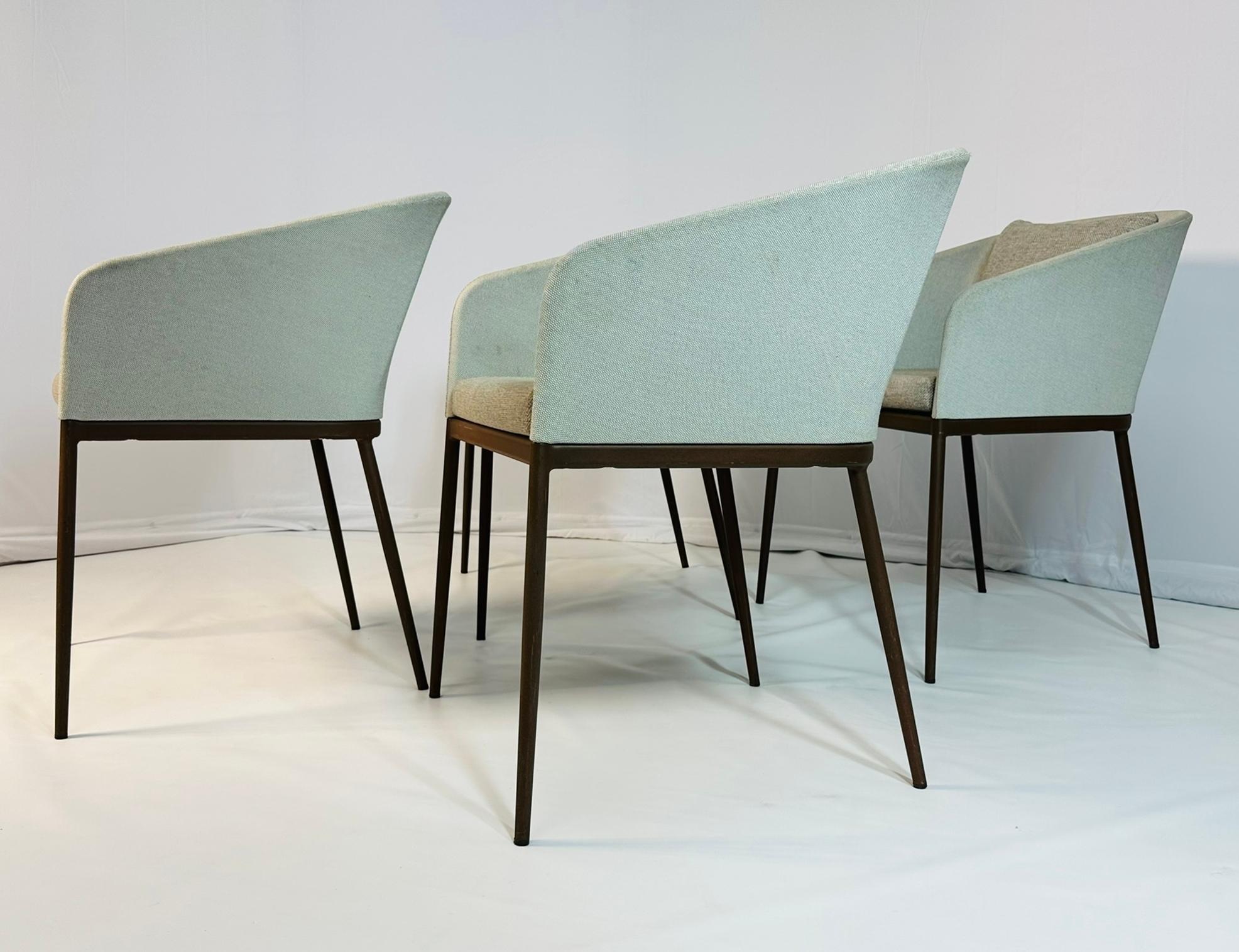Fait main Ensemble de quatre fauteuils d'extérieur Senso par Studio Expormim, design espagnol moderne en vente