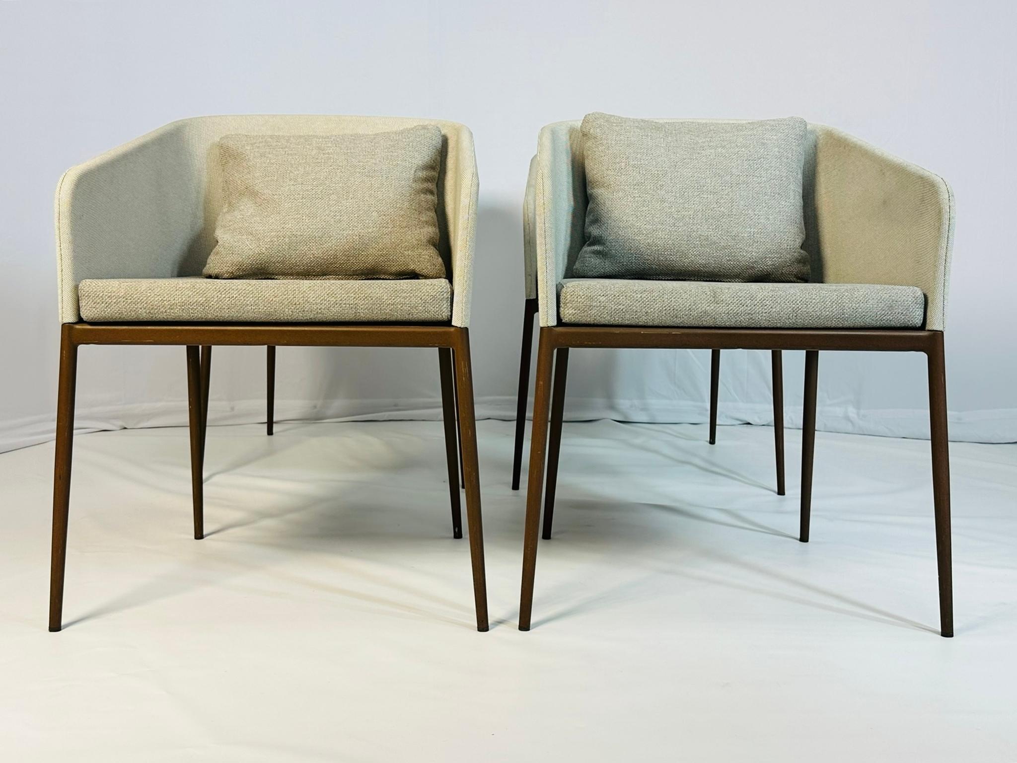 Ensemble de quatre fauteuils d'extérieur Senso par Studio Expormim, design espagnol moderne Bon état - En vente à Los Angeles, CA