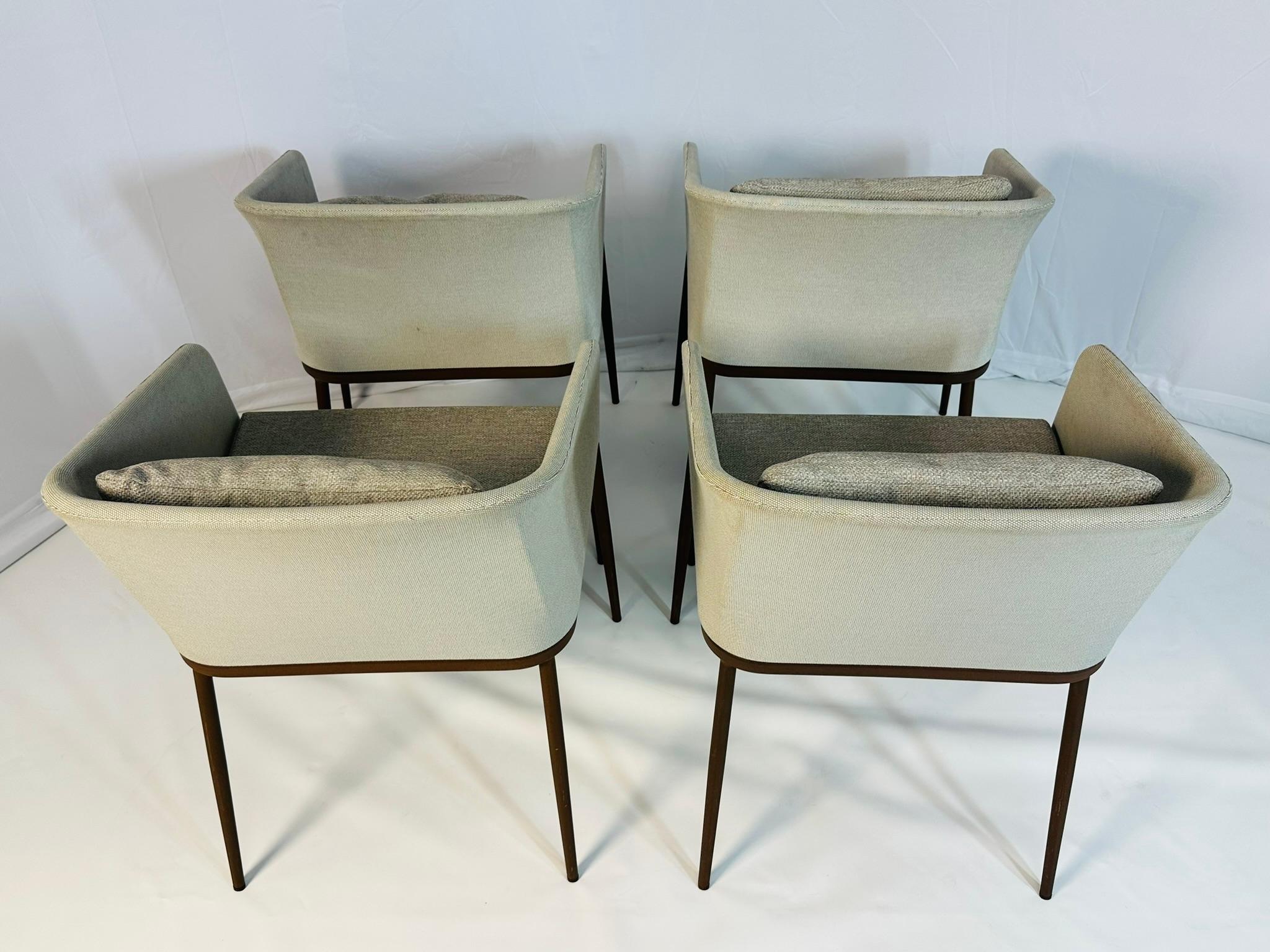 Ensemble de quatre fauteuils d'extérieur Senso par Studio Expormim, design espagnol moderne en vente 1