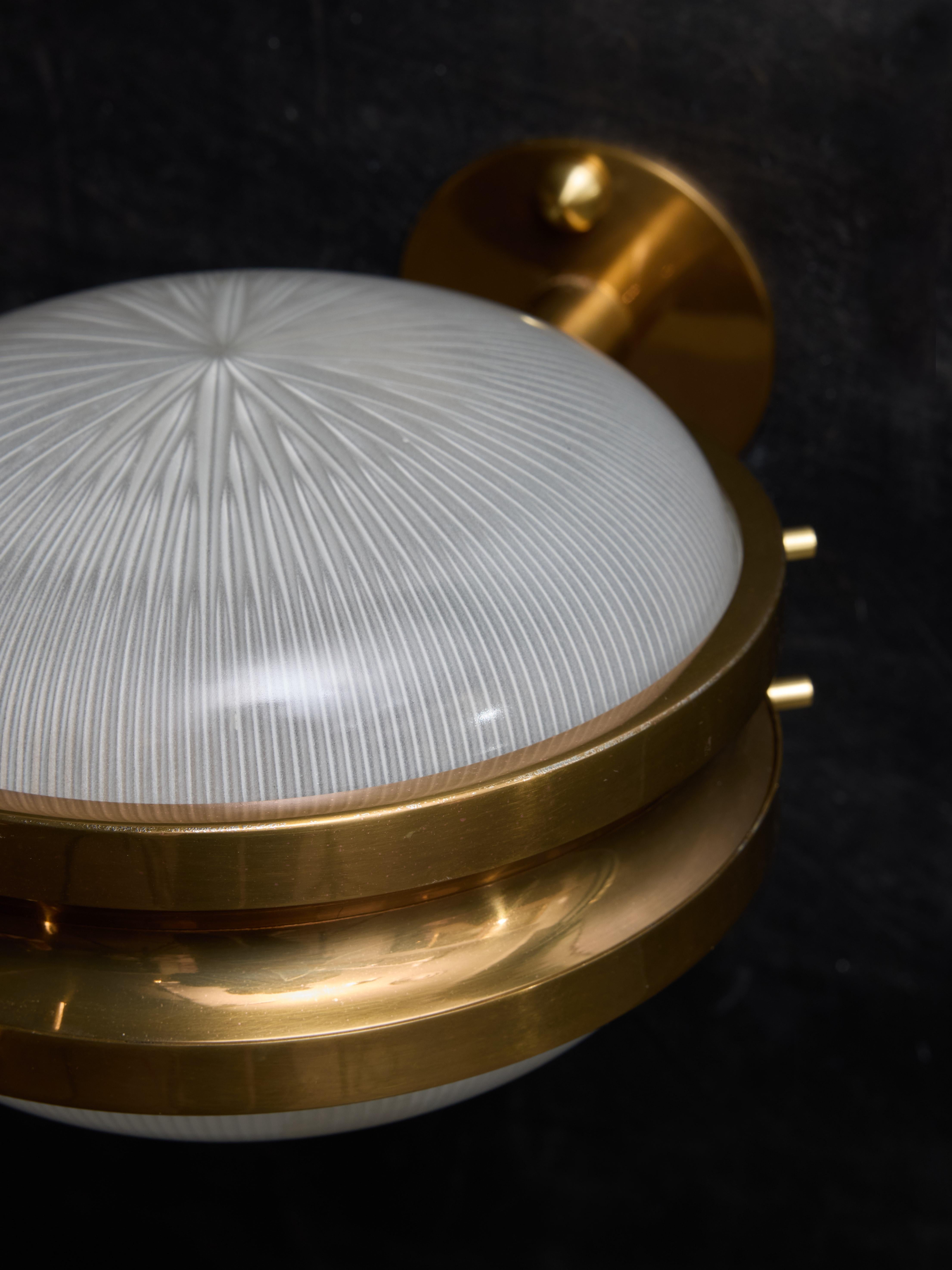Mid-20th Century Set of Four Sergio Mazza Gamma Sconces