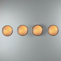 Lot de quatre plafonniers ou appliques « Sigma » de Sergio Mazza pour Artemide, années 1960
