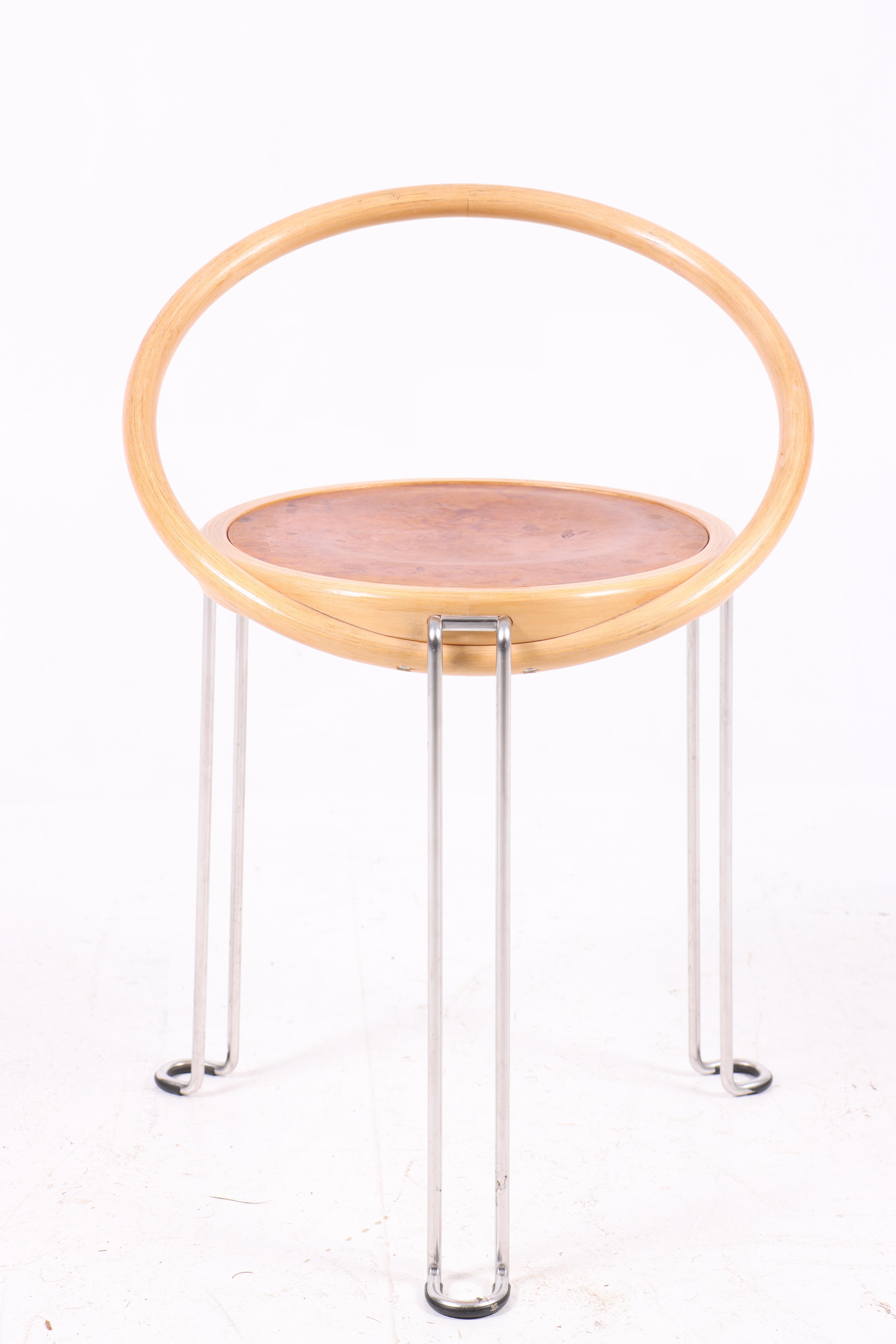 Set of Four Side Chairs by Börge Lindau, 1980s In Good Condition For Sale In Lejre, DK