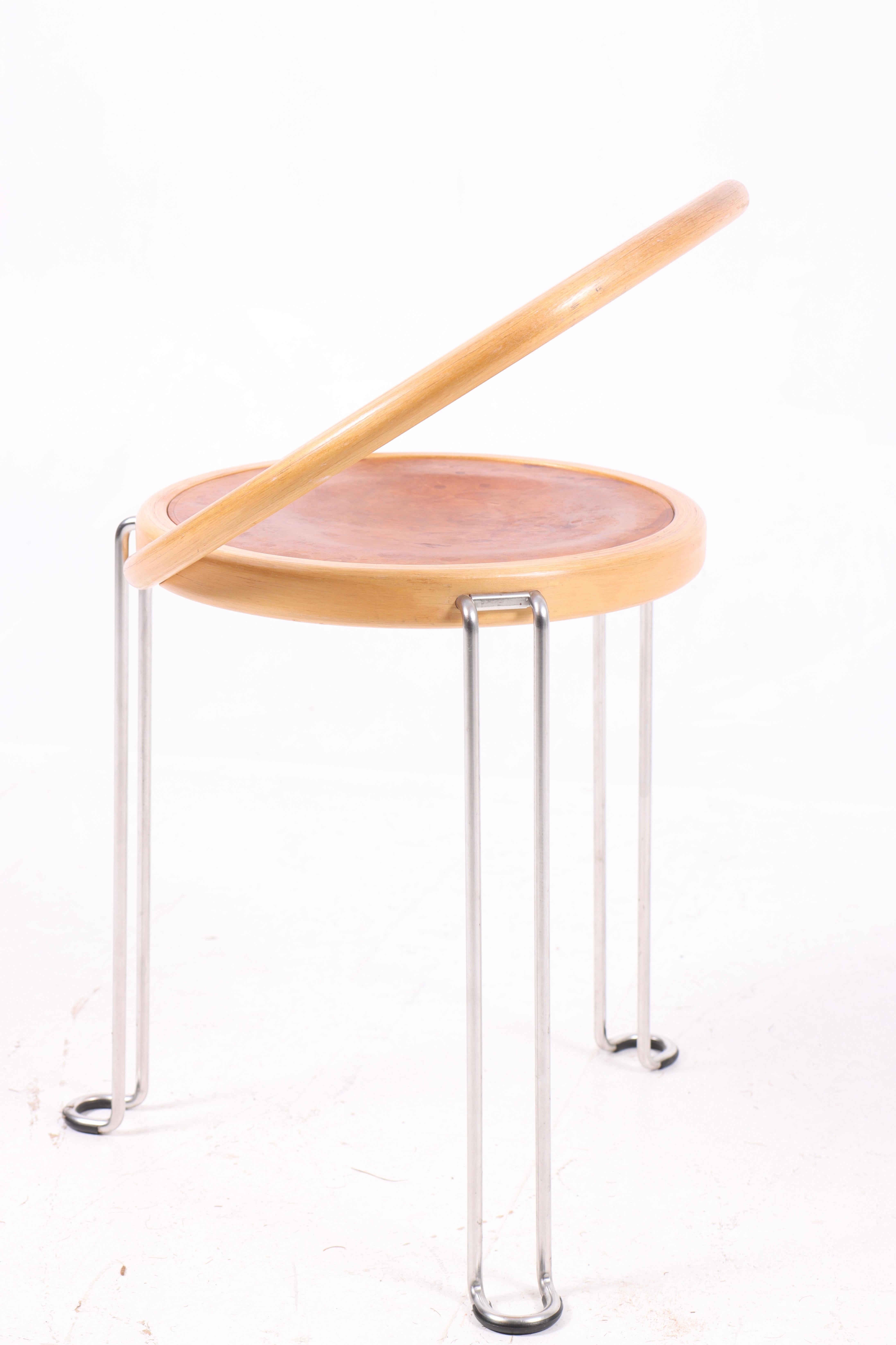 Set of Four Side Chairs by Börge Lindau, 1980s For Sale 1