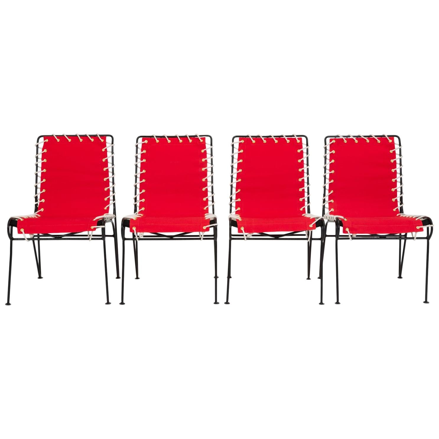 Set of Four Side Chairs by Pipsan Saarinen Swanson for Ficks Reed