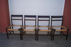 Set of Four Side Chairs in Ash, Model 6738, by Roger Sprunger for Dunbar