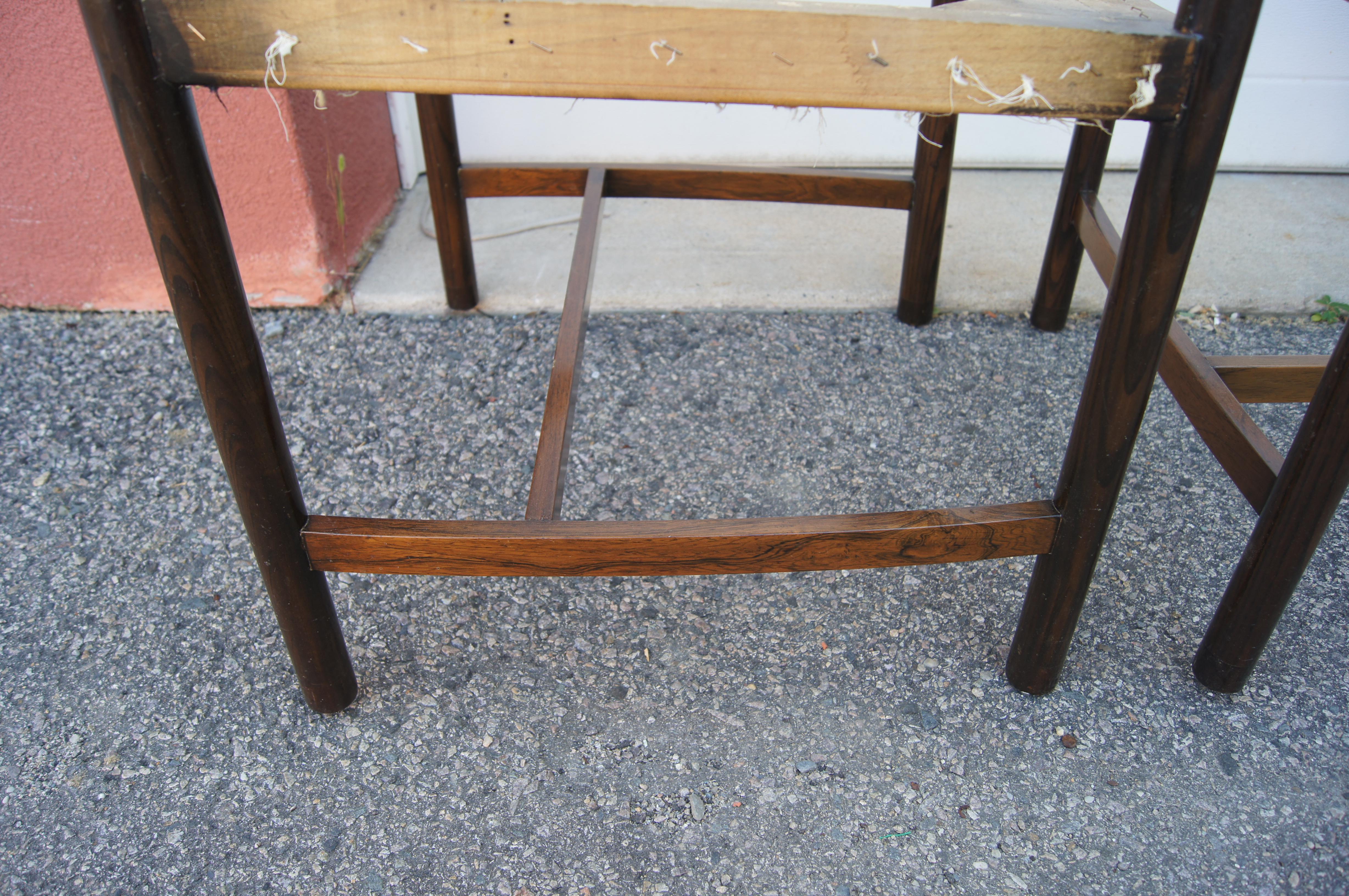 Frêne Ensemble de quatre chaises d'appoint en frêne, modèle 6738, de Roger Sprunger pour Dunbar en vente