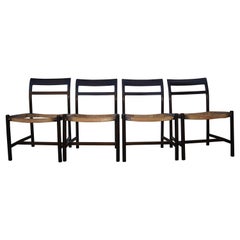 Set of Four Side Chairs in Ash, Model 6738, by Roger Sprunger for Dunbar