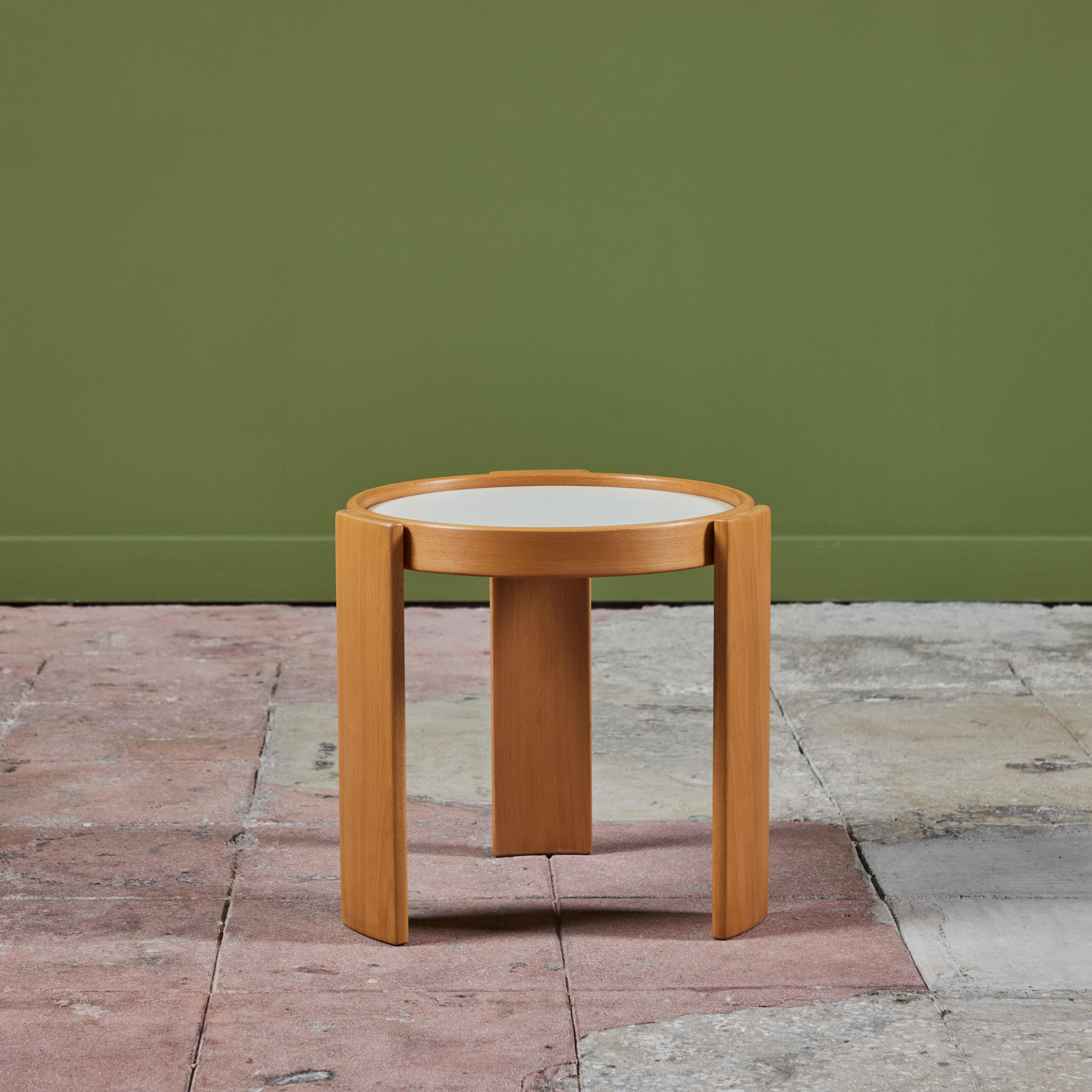 Laminate Set of Four Side Tables by Gianfranco Frattini for Cassina For Sale