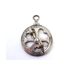 Set of four silver astrolabes with original case