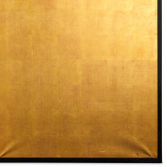 Set of Four Sliding Doors (Fusuma): Bamboo on Gold