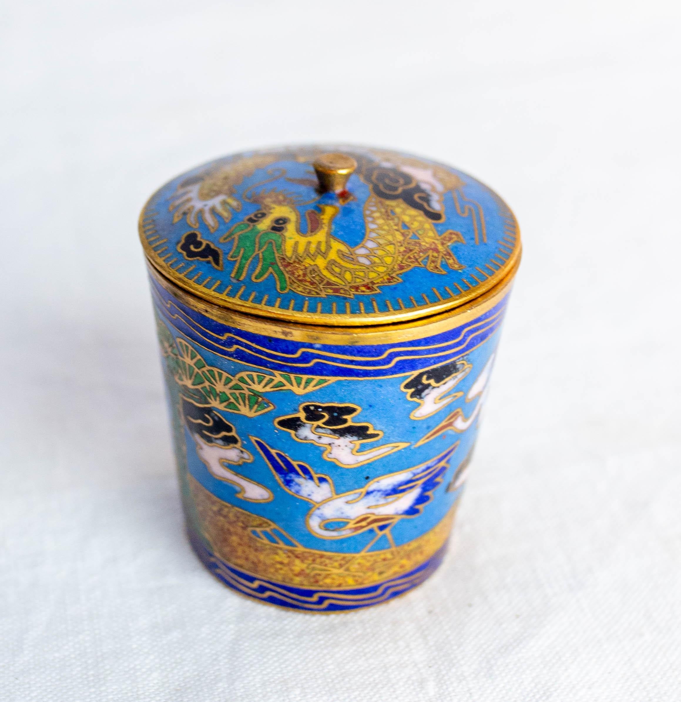 Set of Four Small Boxes from a Collection, French & Chinese before 1950 For Sale 6