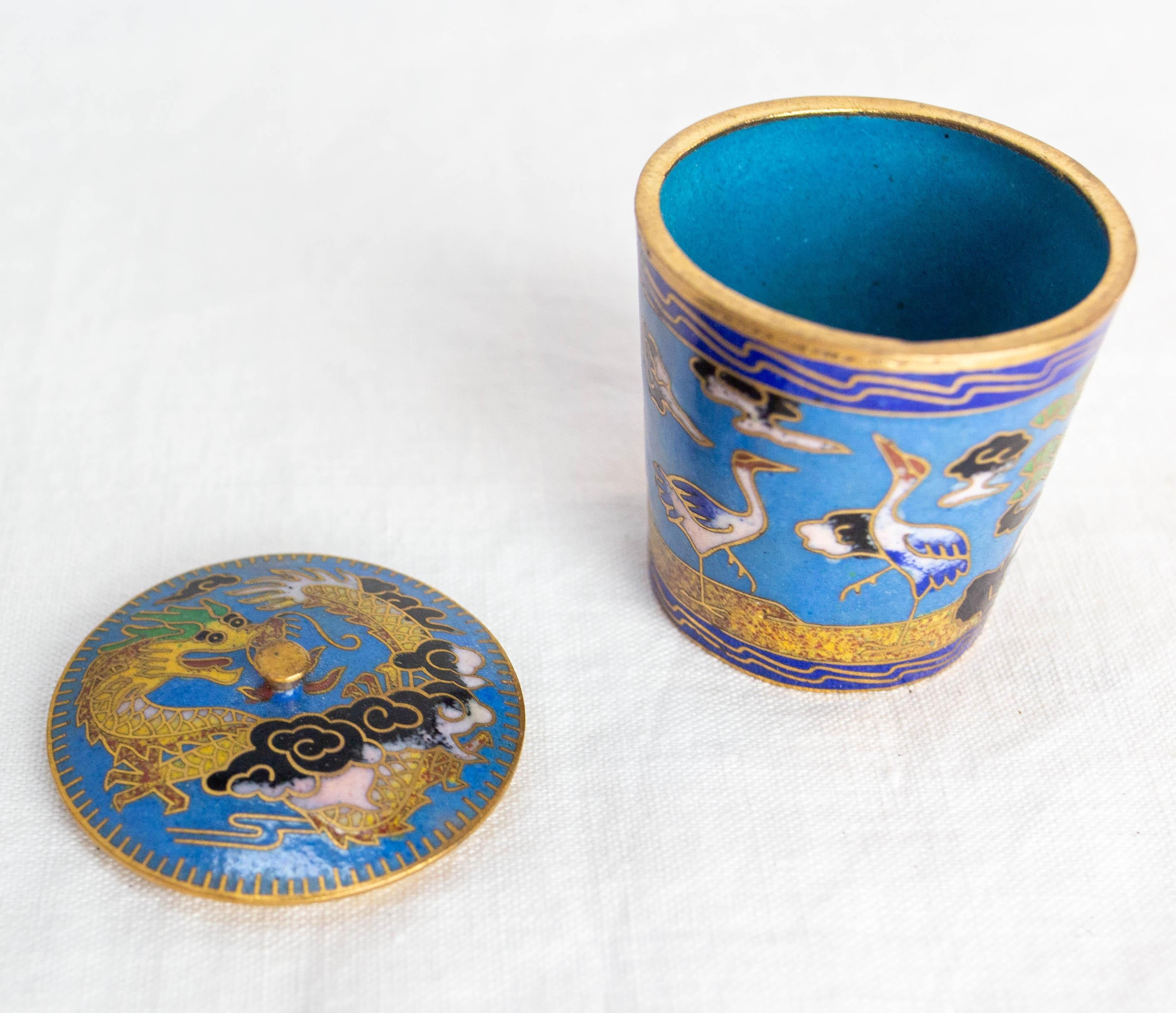 Set of Four Small Boxes from a Collection, French & Chinese before 1950 For Sale 8