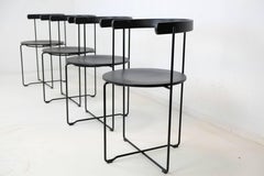 Set of Four 'Soley' Minimalist Folding Chairs by Vladimir Hardarson