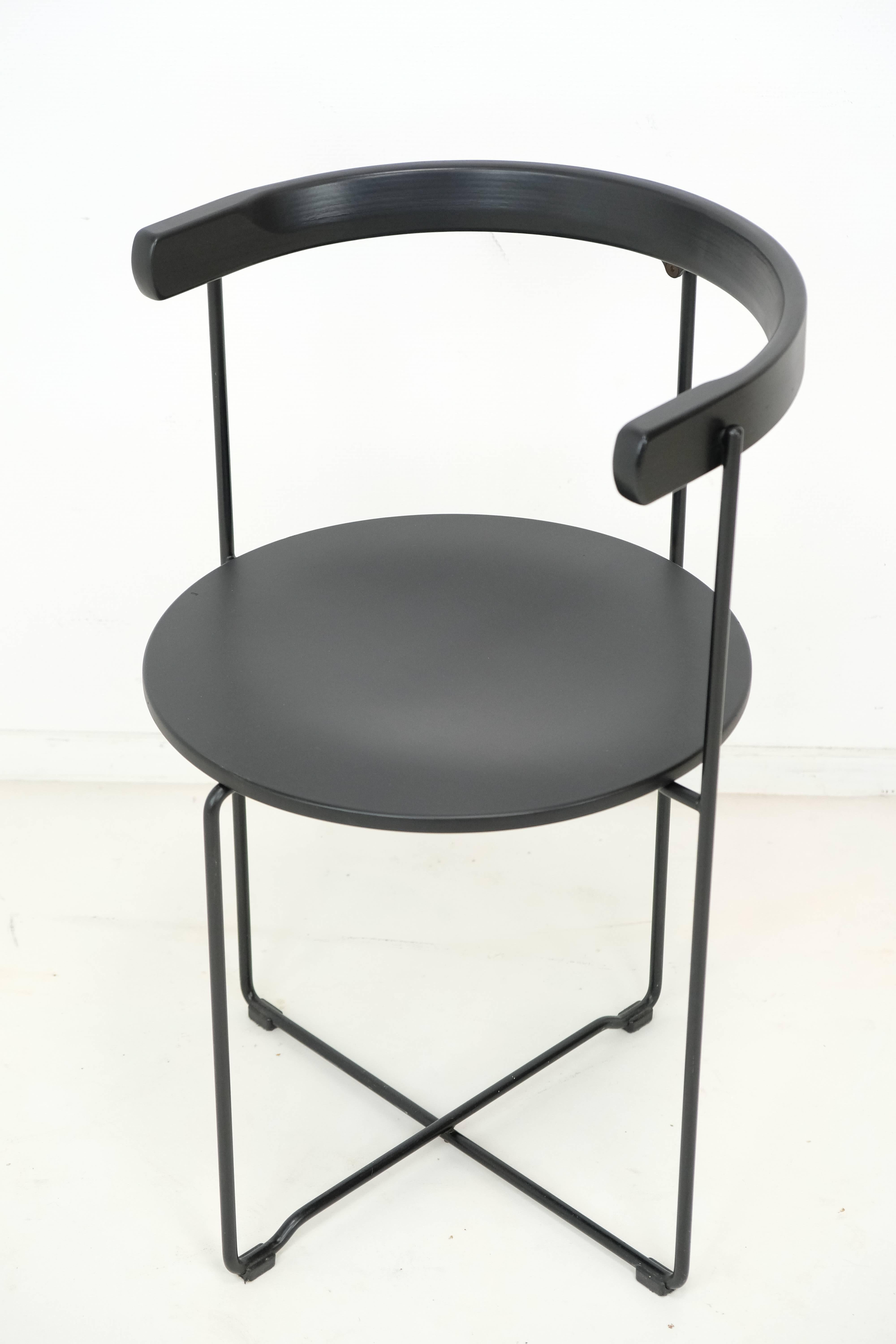 German Set of Four 'Soley' Minimalist Folding Chairs by Vladimir Hardarson