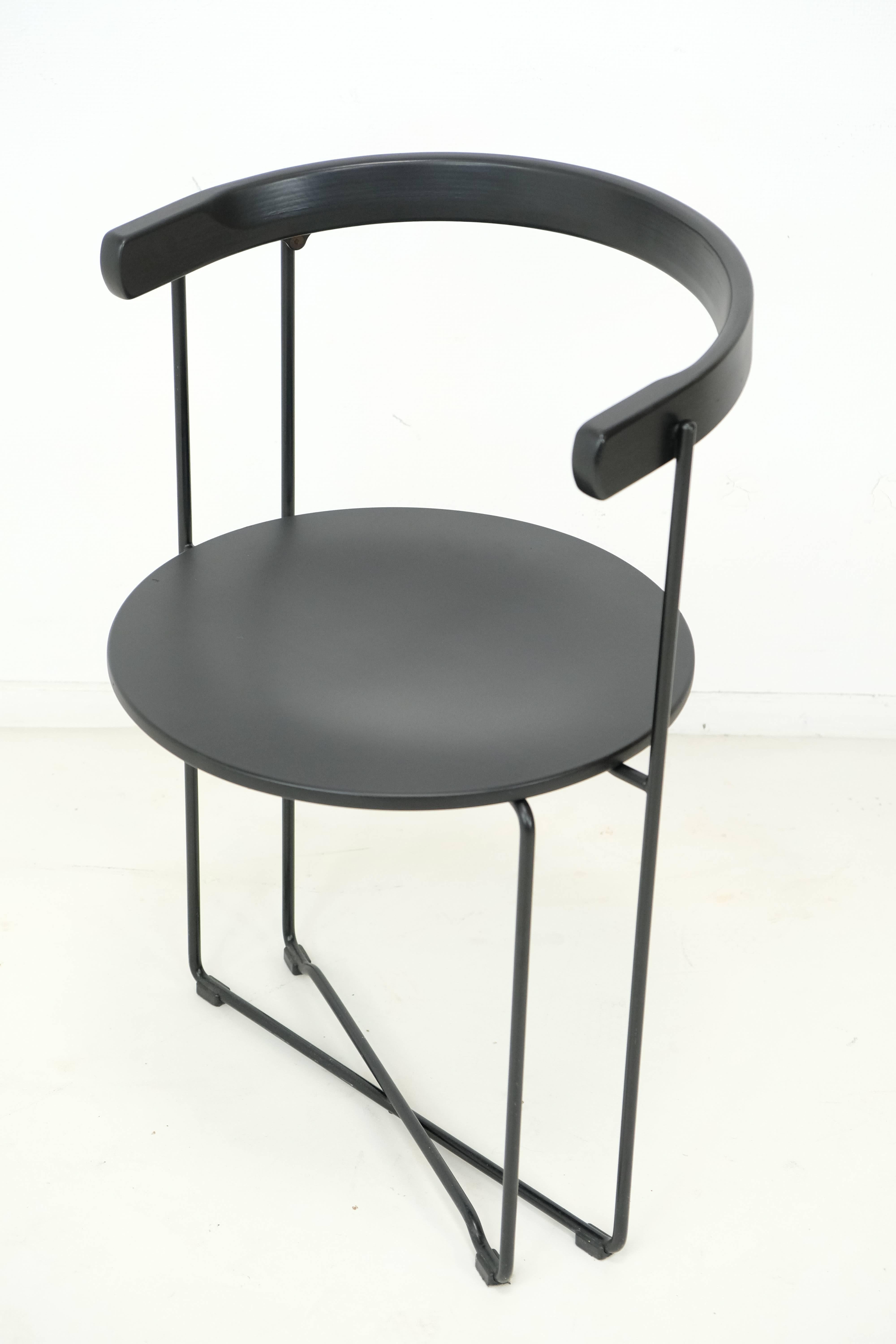 Set of Four 'Soley' Minimalist Folding Chairs by Vladimir Hardarson In Good Condition In The Hague, NL