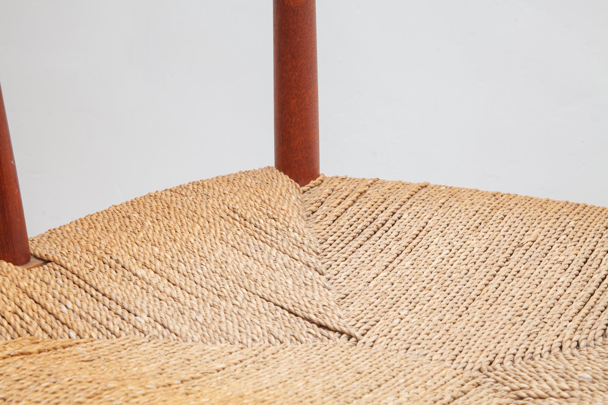 Danish Set of Two Solid Teak Armchairs by Peter Hvidt, Orla Mølgaard-Nielsen, Denmark