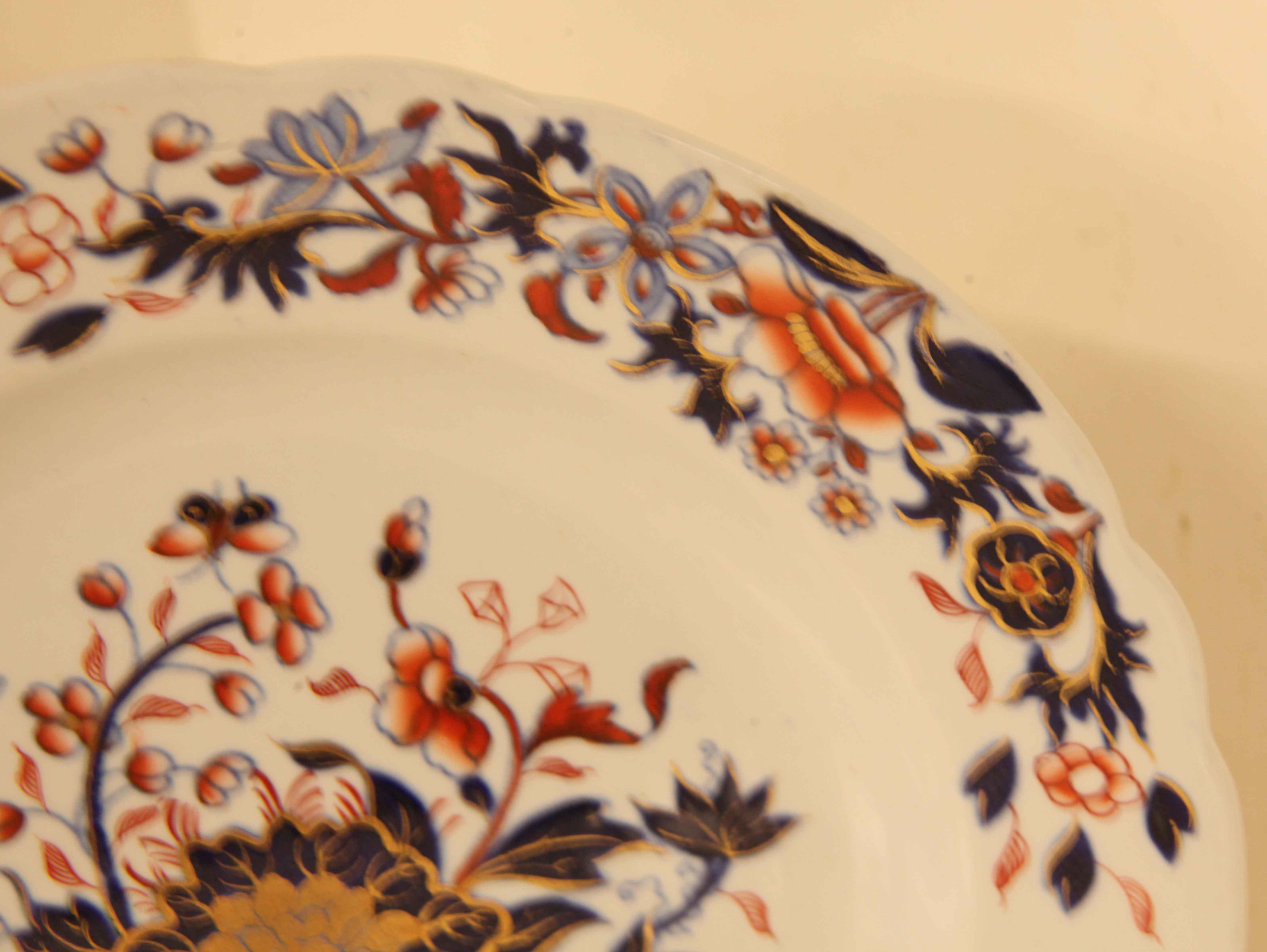 Anglais Ensemble de quatre assiettes Spode New Stone en vente
