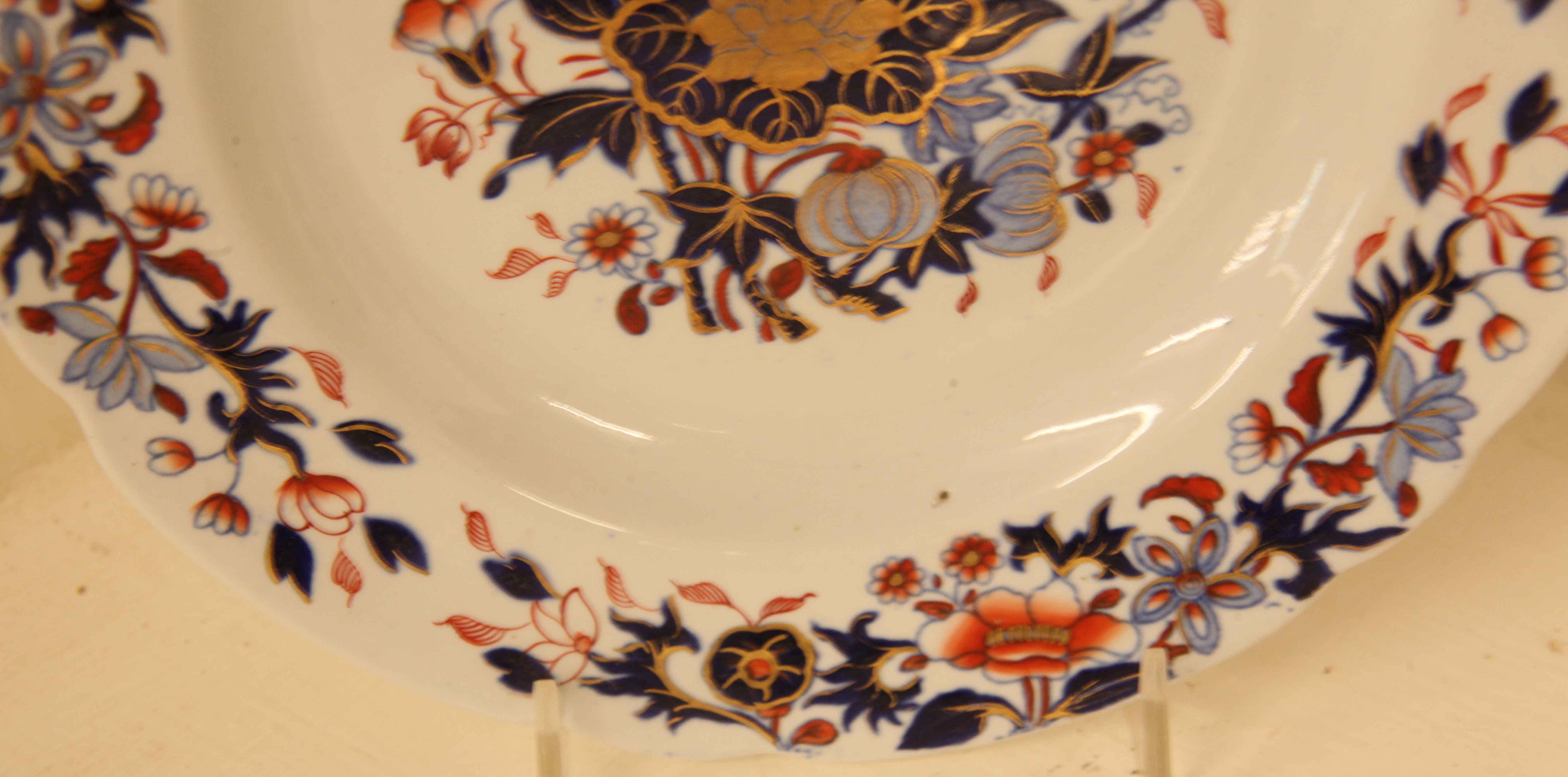 Terre de fer Ensemble de quatre assiettes Spode New Stone en vente