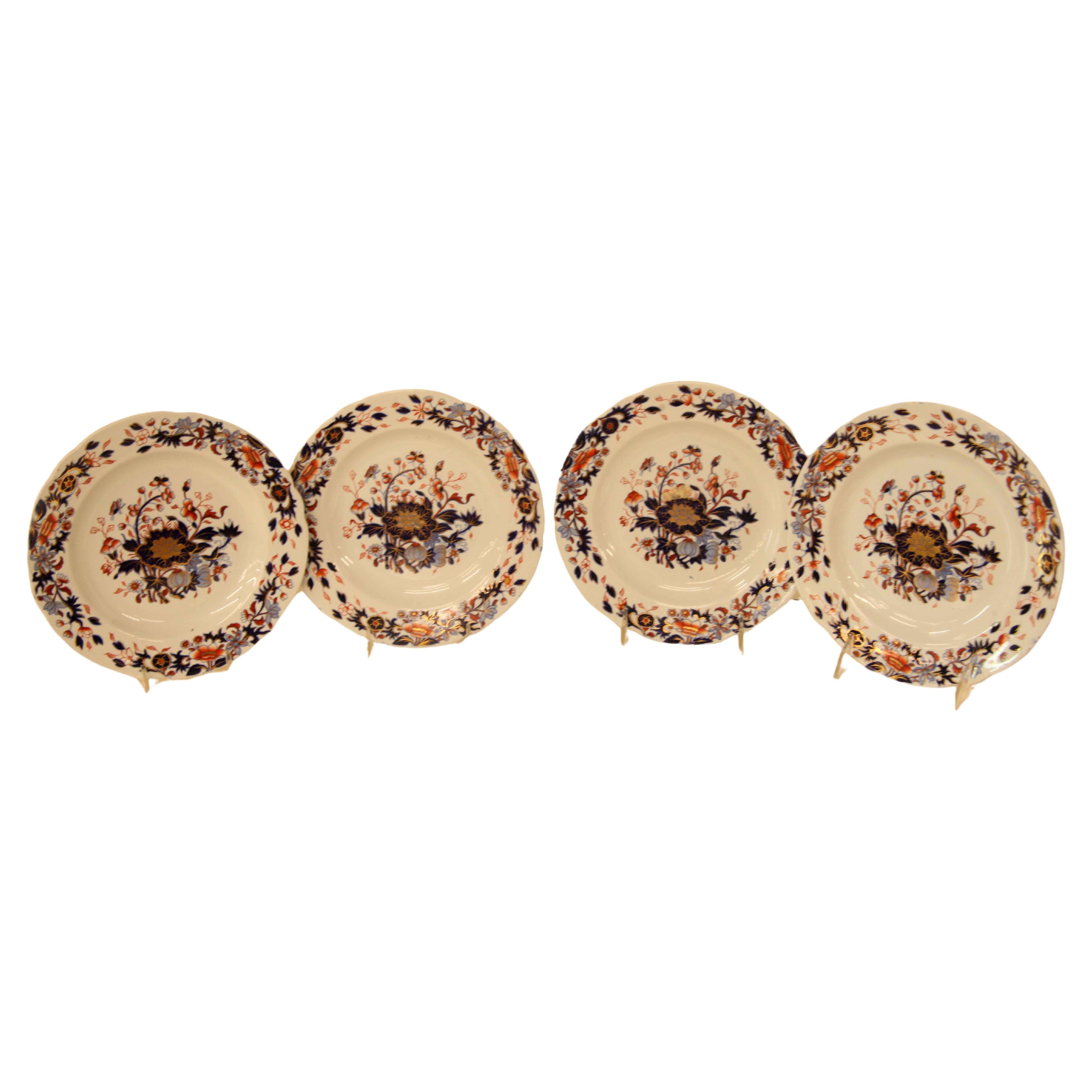 Set of Four Spode New Stone Plates