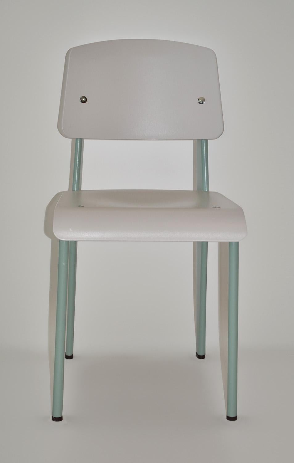 German Set of Four Standard SP Chairs by Jean Prouvé from Vitra